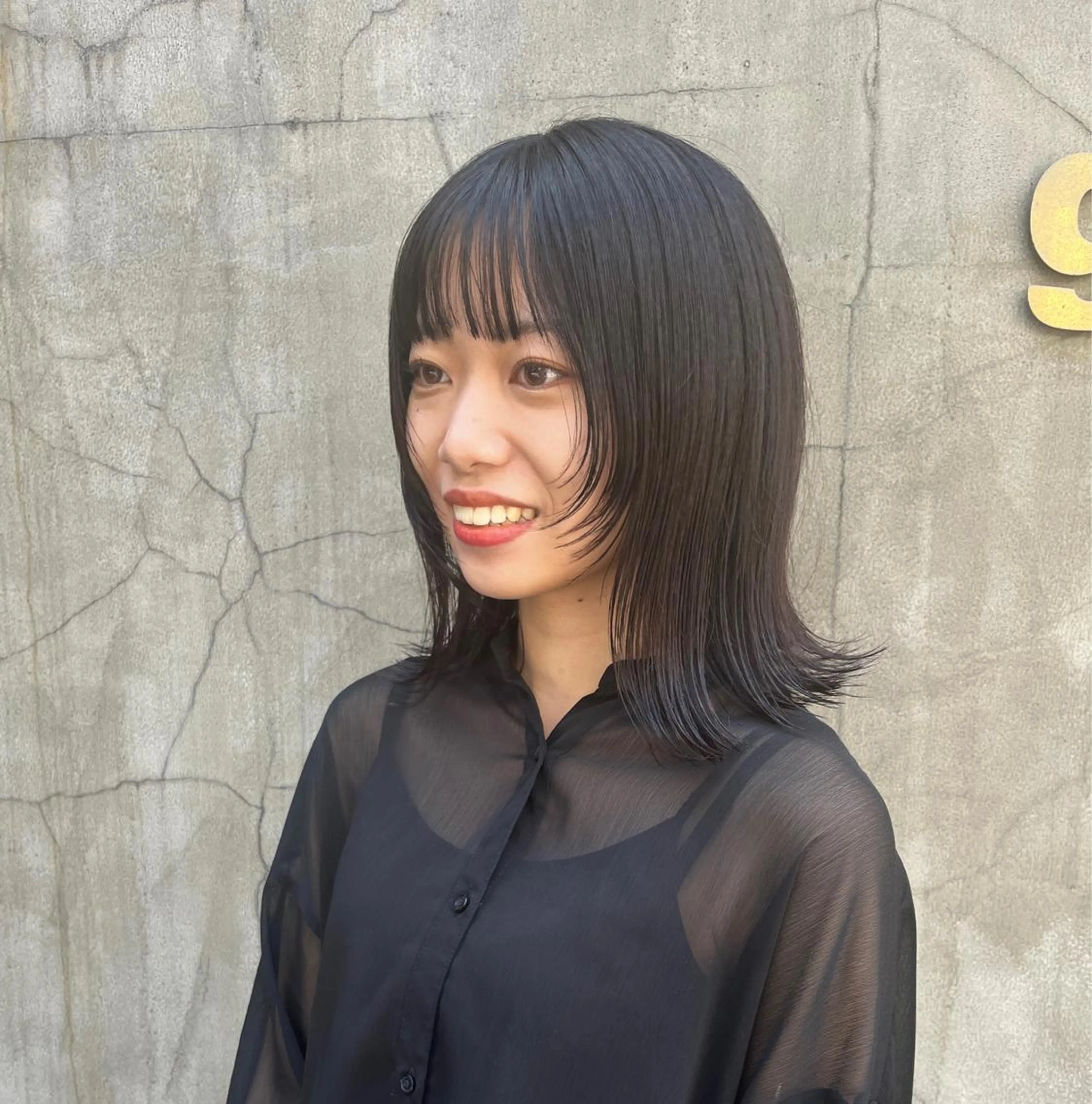 セミロング カラー 🫧透明感カラー🫧 SHINSEIのヘアスタイル