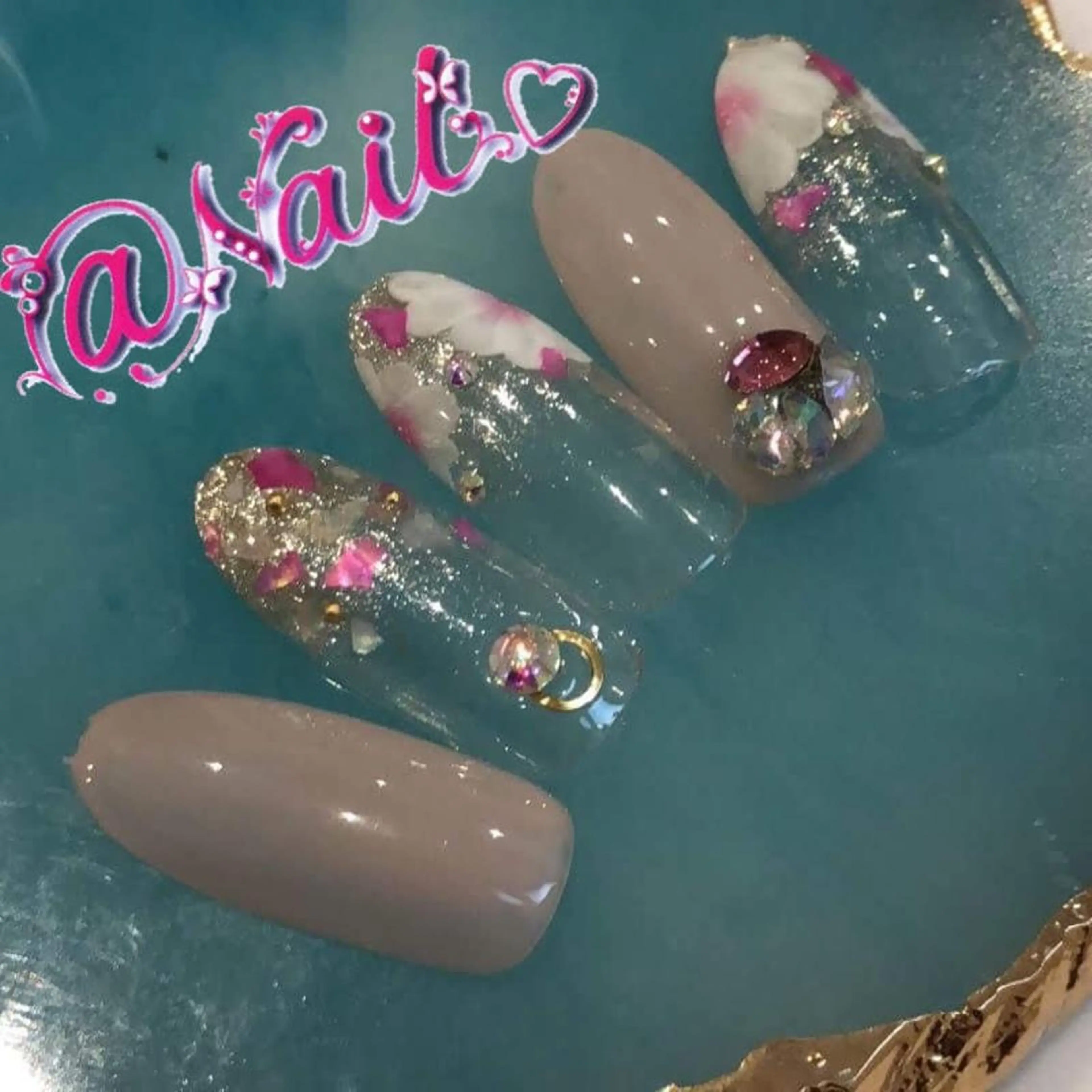 ネイル ネイルチップ 小尾 栞のネイルデザイン