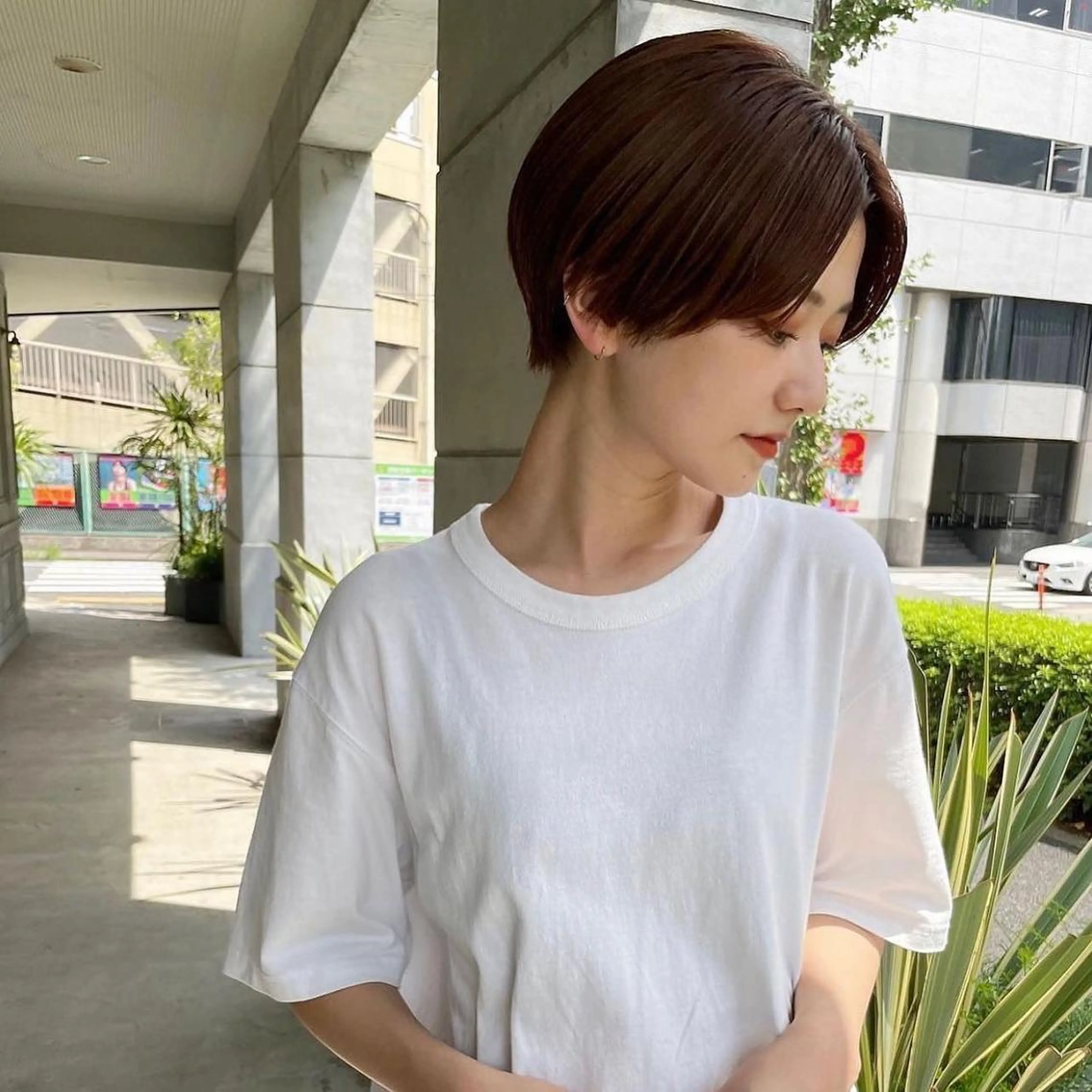 ショート ショートヘア 河原 亮のヘアスタイル