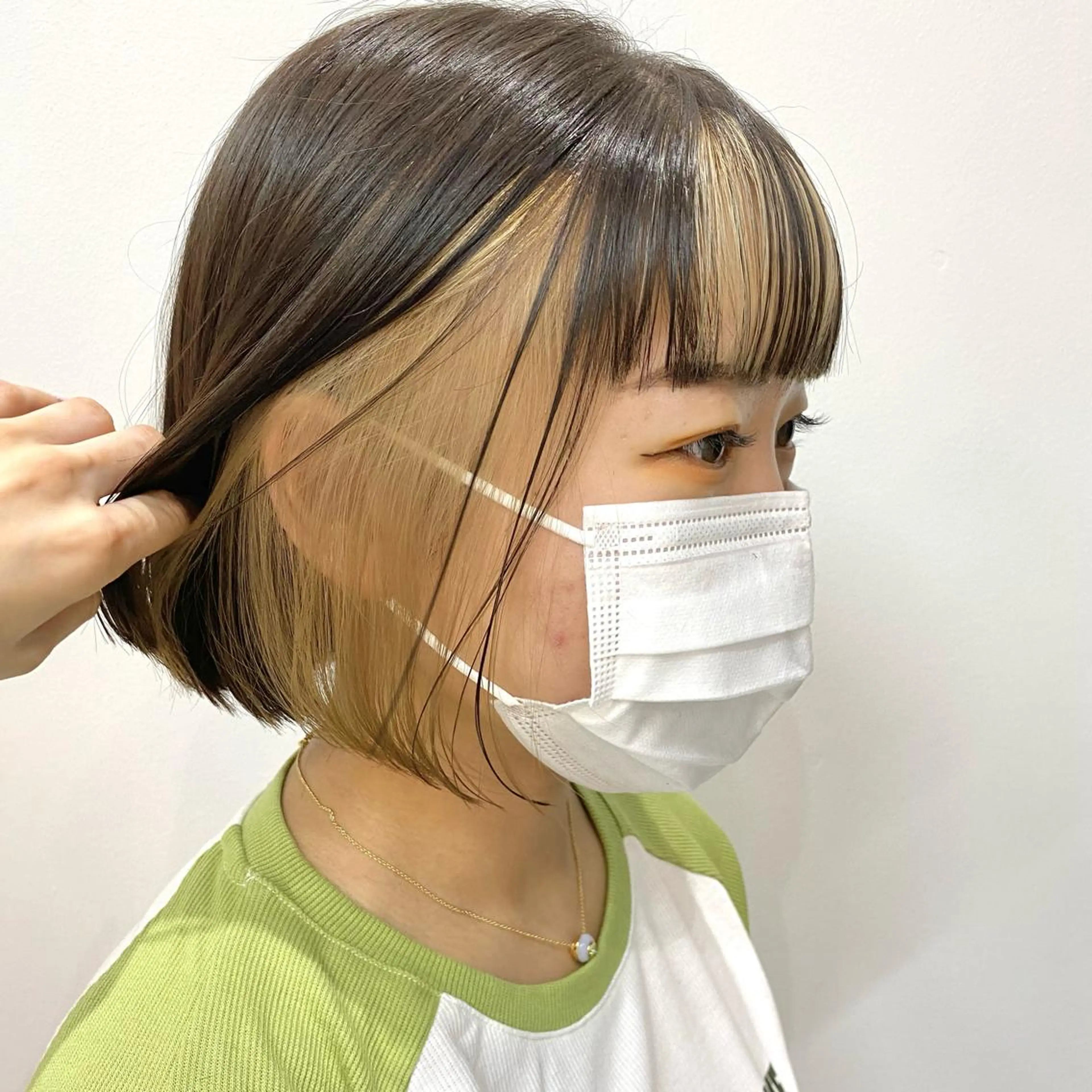 ショート カラー カット ヘアカラー 韓国風レイヤーカット 🍒サンジキ アカリのヘアスタイル