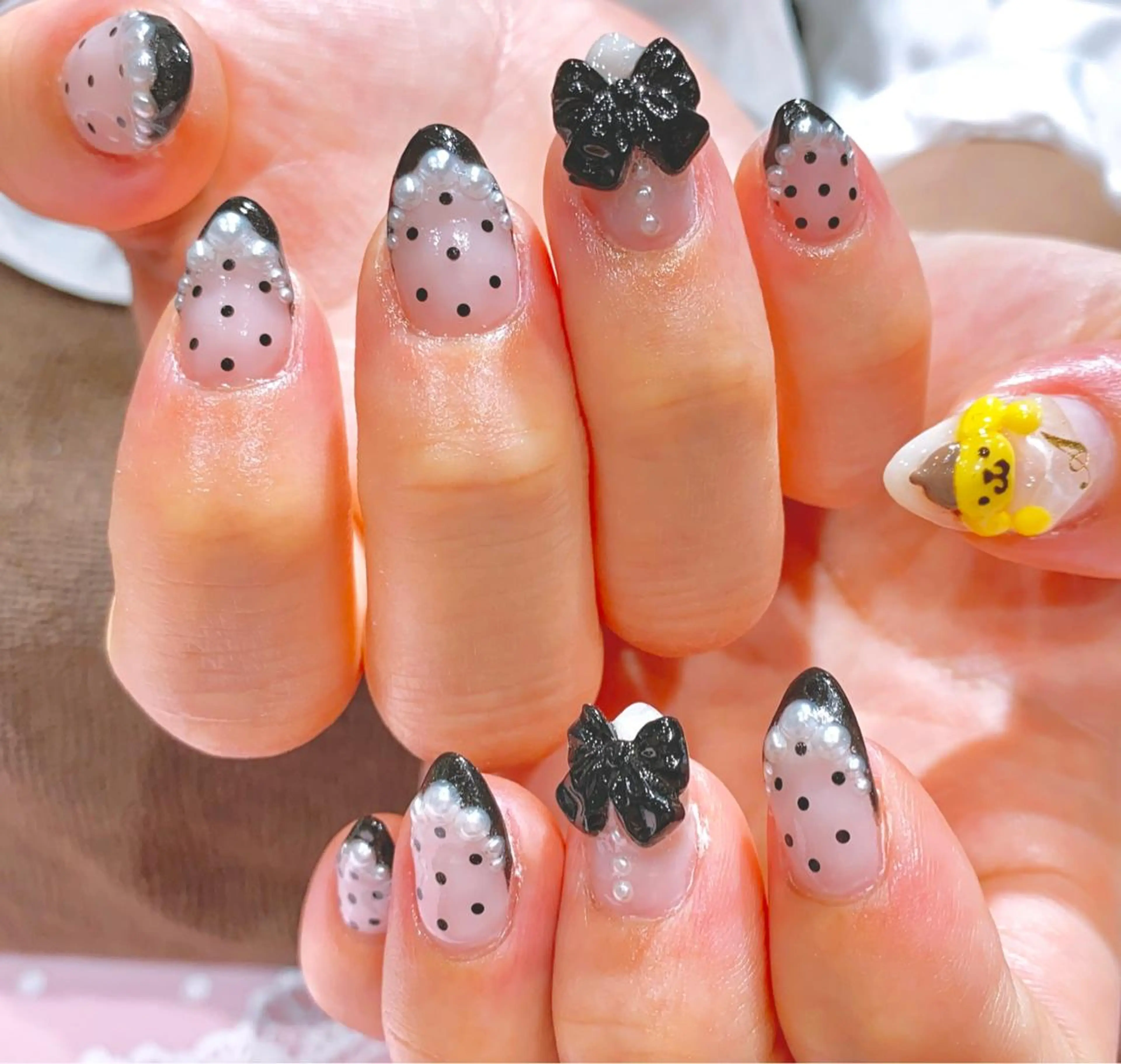 ネイル フレンチネイル VIST☆ ｍａｍｉのネイルデザイン