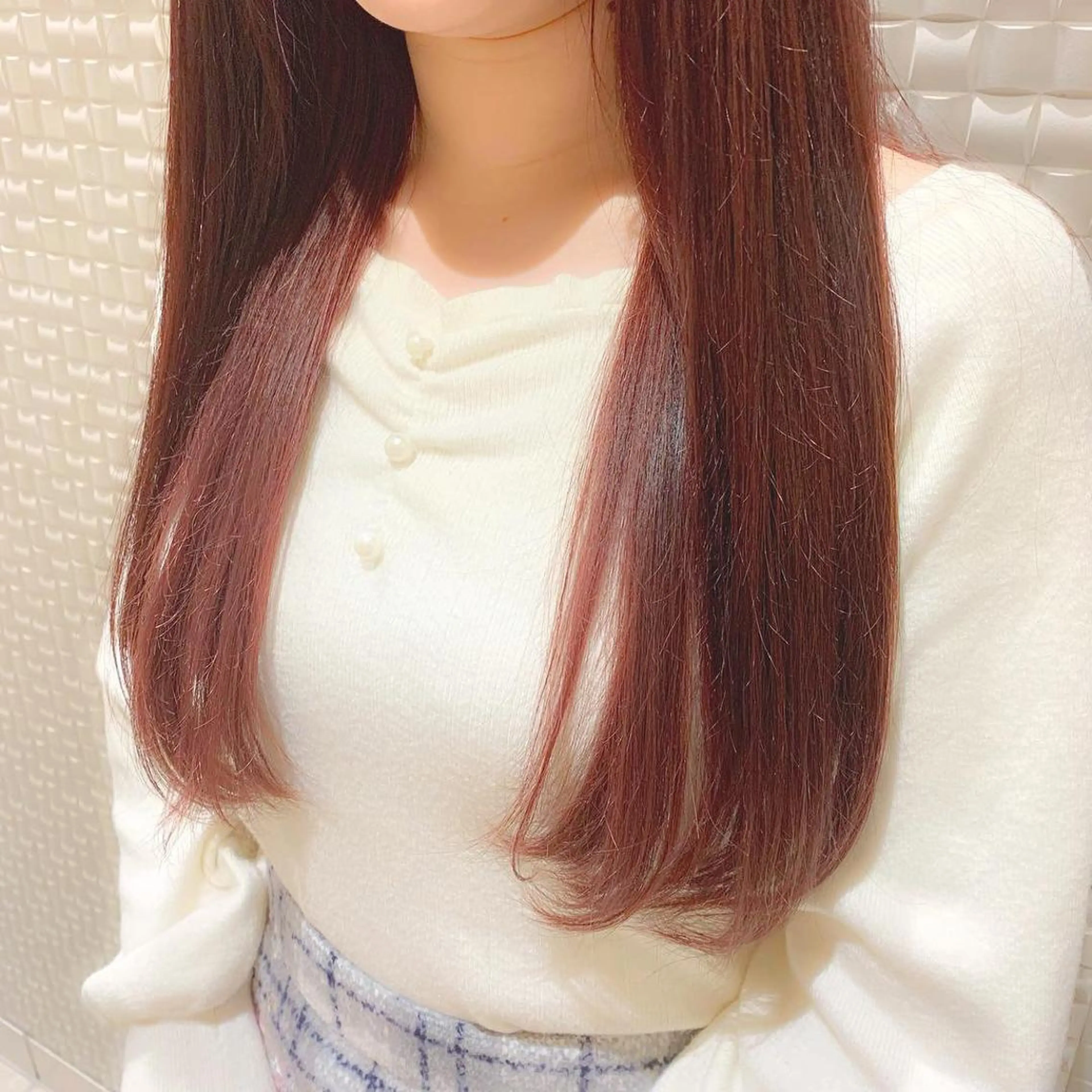 ロング カラー ブリーチ ピンクカラー ピンクパープル パープルカラー 𝒢𝒾𝓇𝓁𝓎 ⑅　𝓎𝓊𝓀𝒶のヘアスタイル