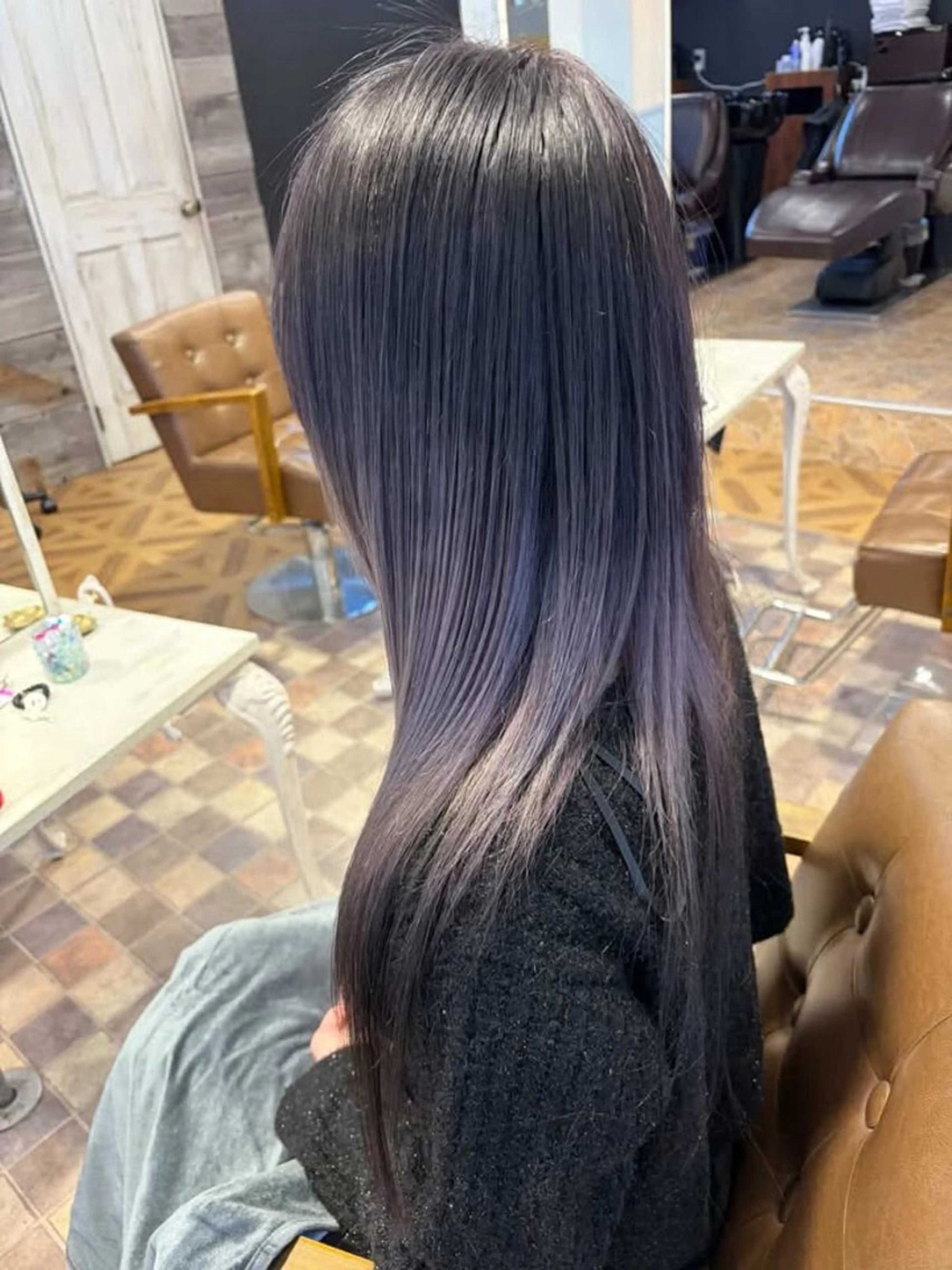 ロング カット ヘアカラー 池田 恭介のヘアスタイル