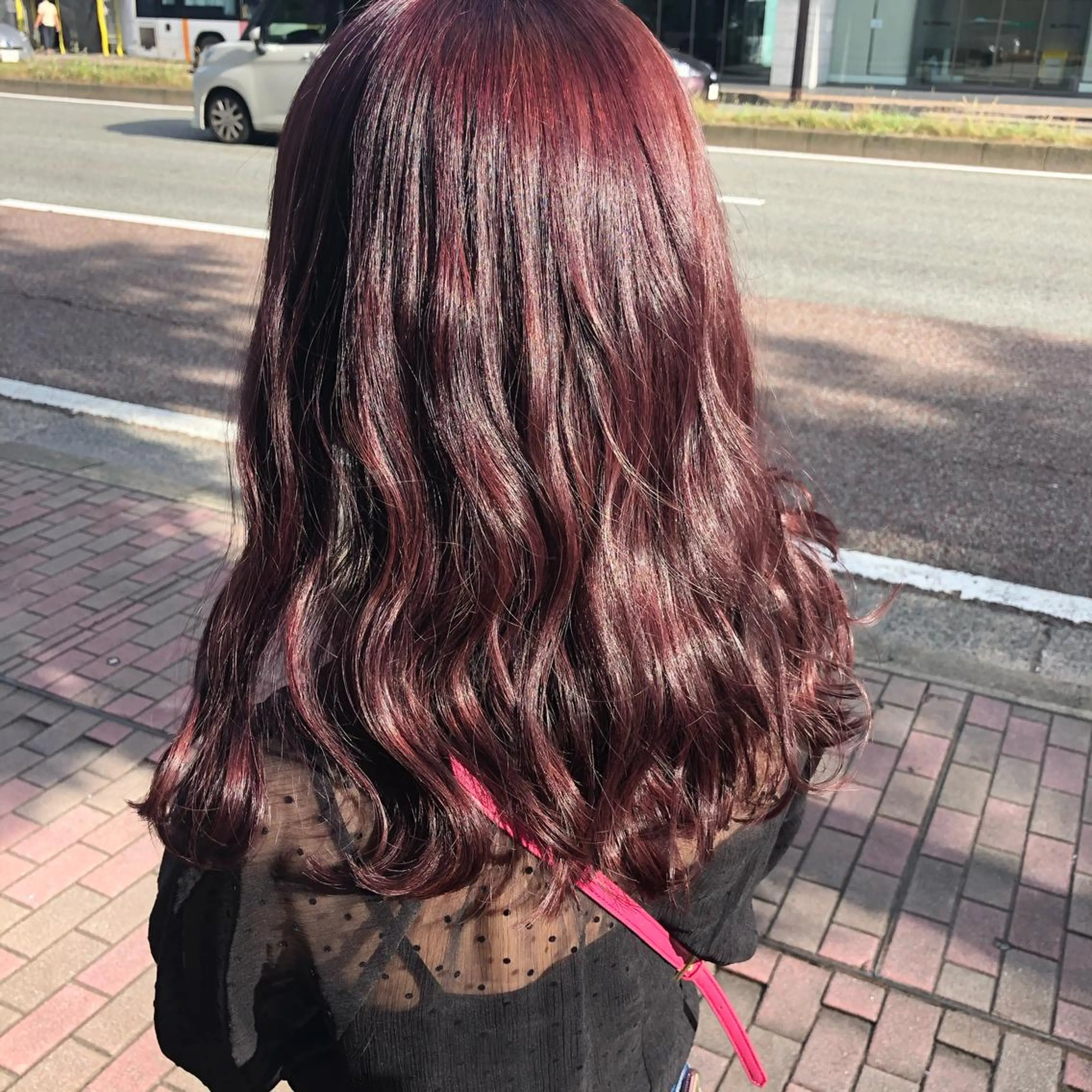 セミロング 朝重 康希のヘアスタイル