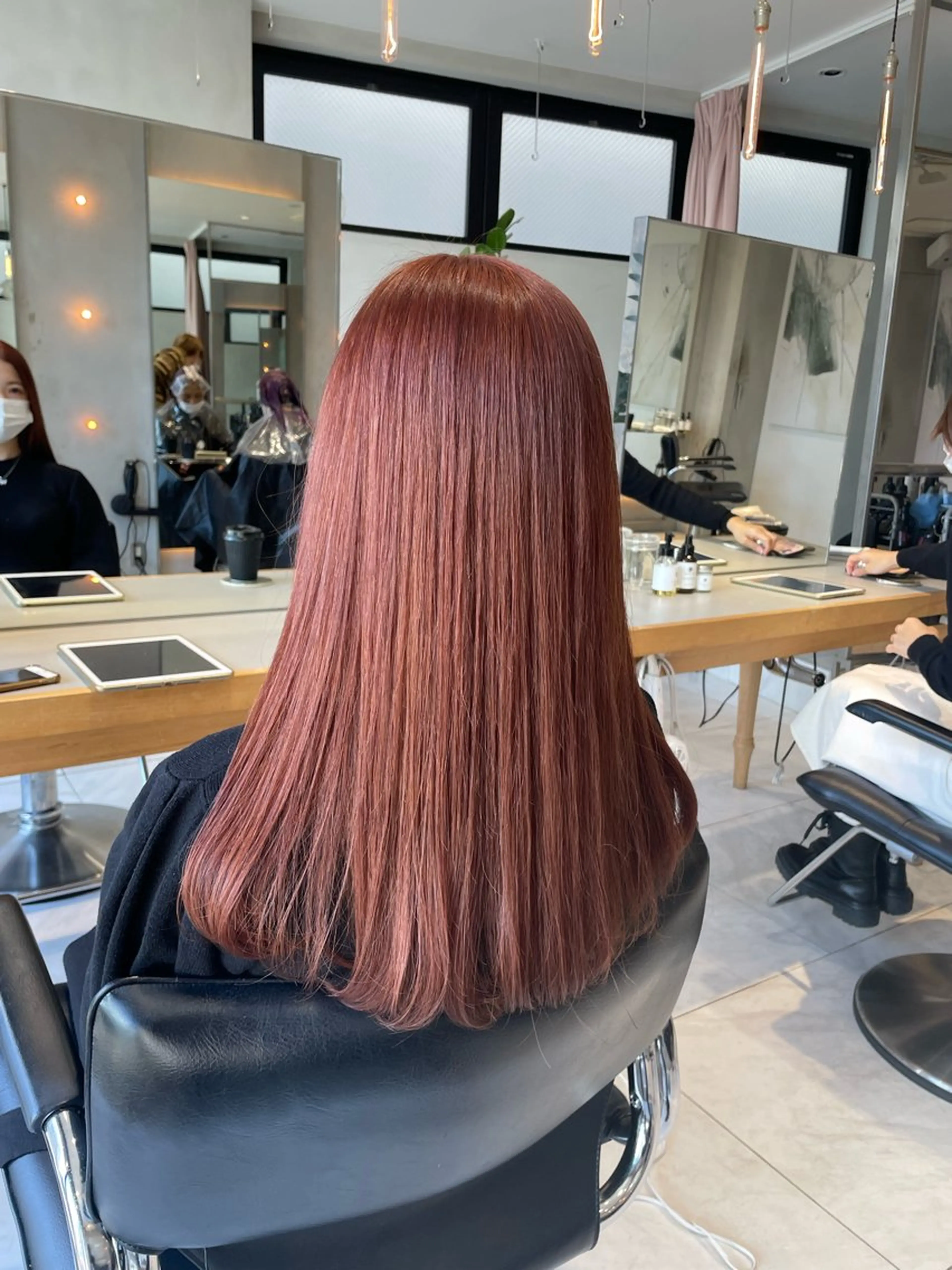 ロング カラー ヘアアレンジ ヘアカラー トリートメント ヘッドスパ ヘアセット 艶髪/レイヤーカット 🐣misakiのヘアスタイル