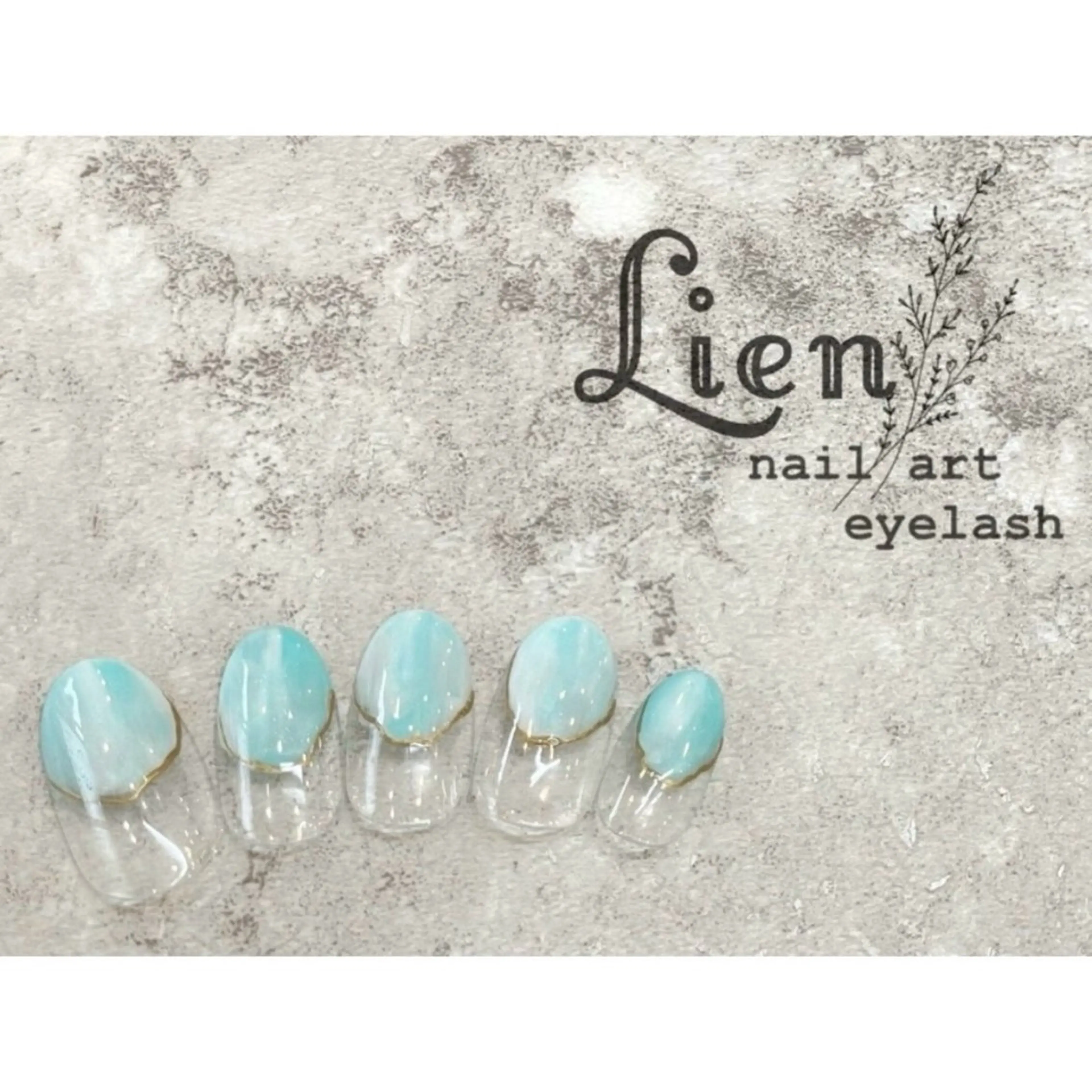 ネイル クリアネイル ニュアンスネイル Lien 川崎店のネイルデザイン