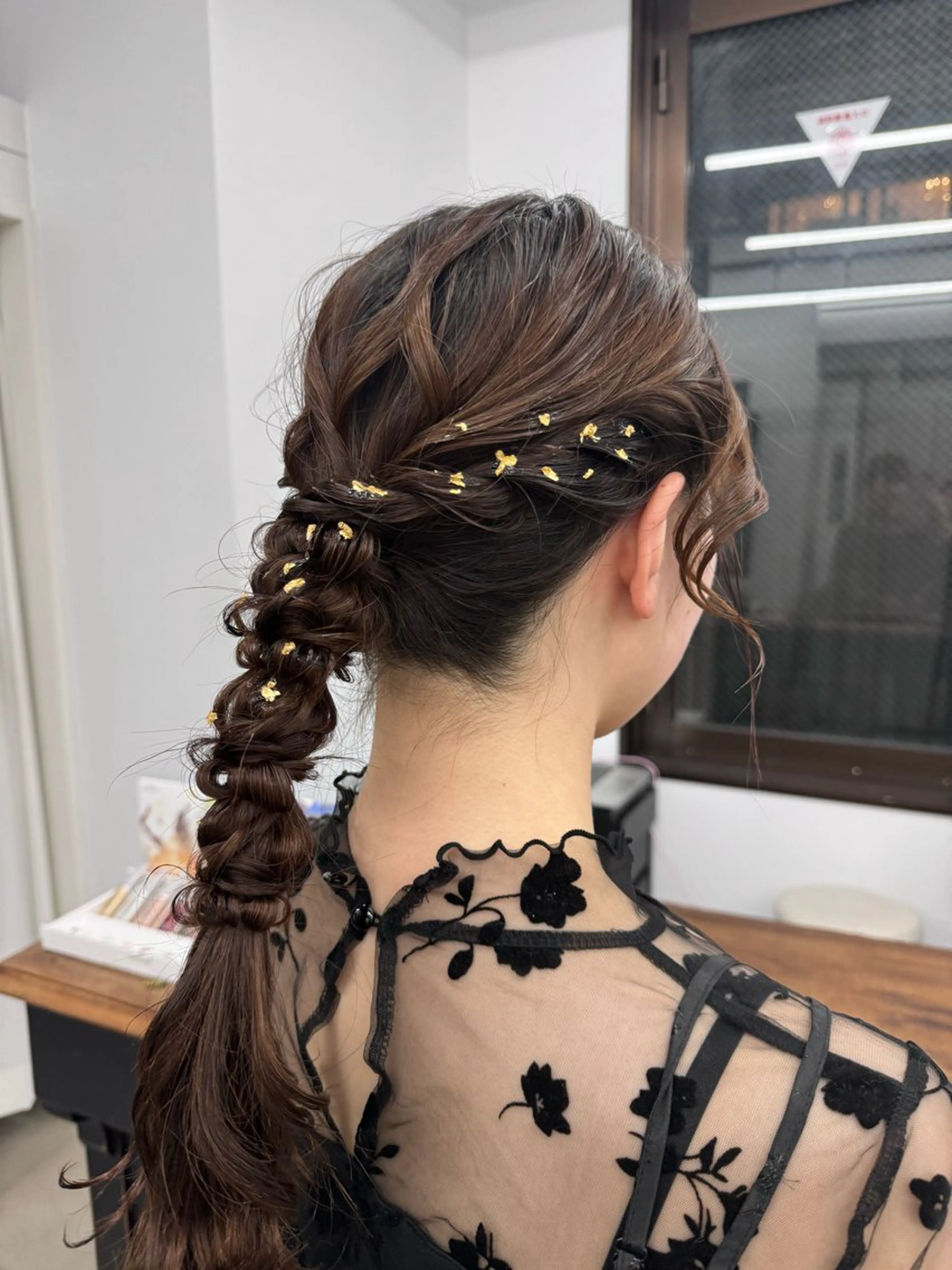 セミロング ヘアアレンジ ご予約は2月まで！ maho‪🐈🎀のヘアスタイル