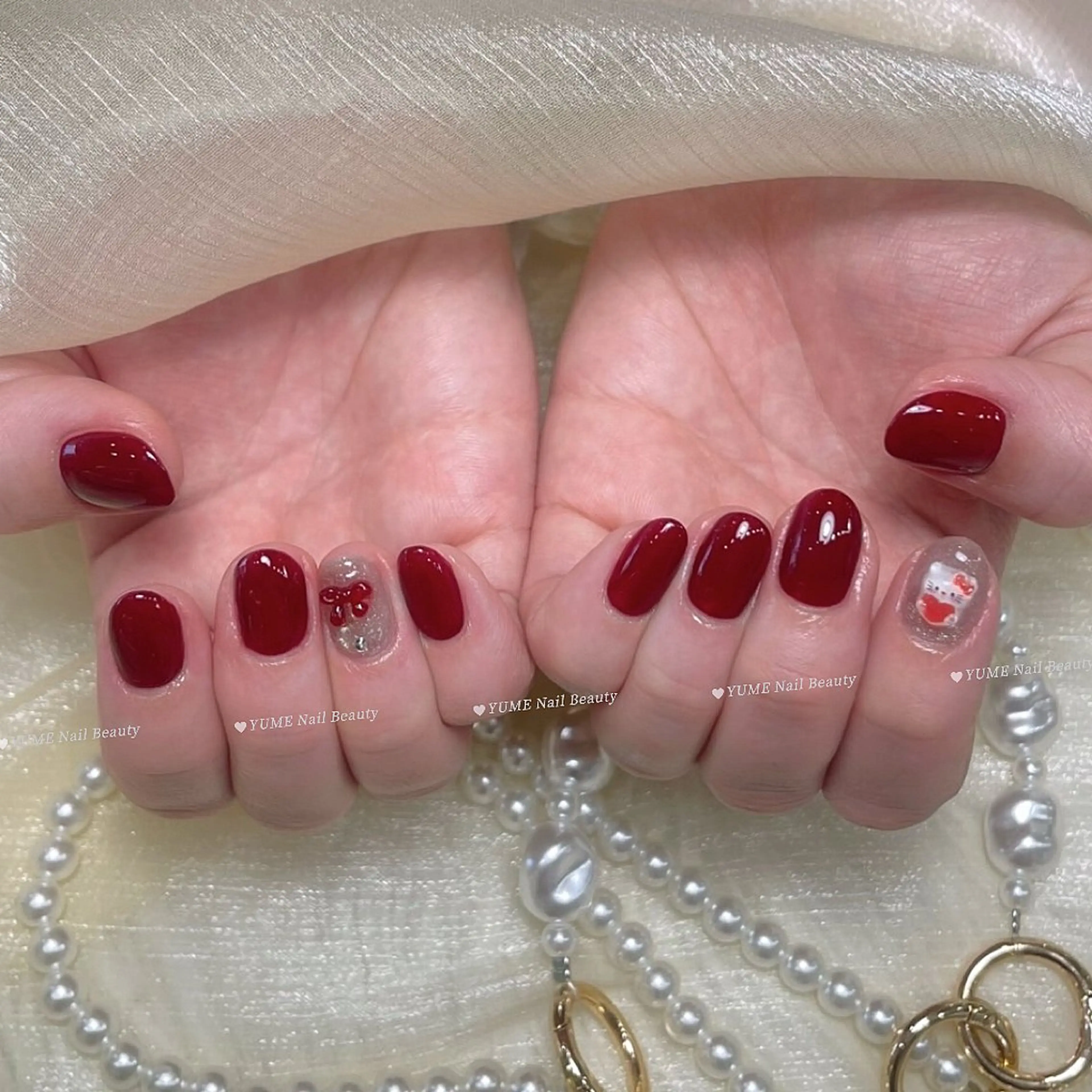 ミディアム YUME Nail Beautyのネイルデザイン
