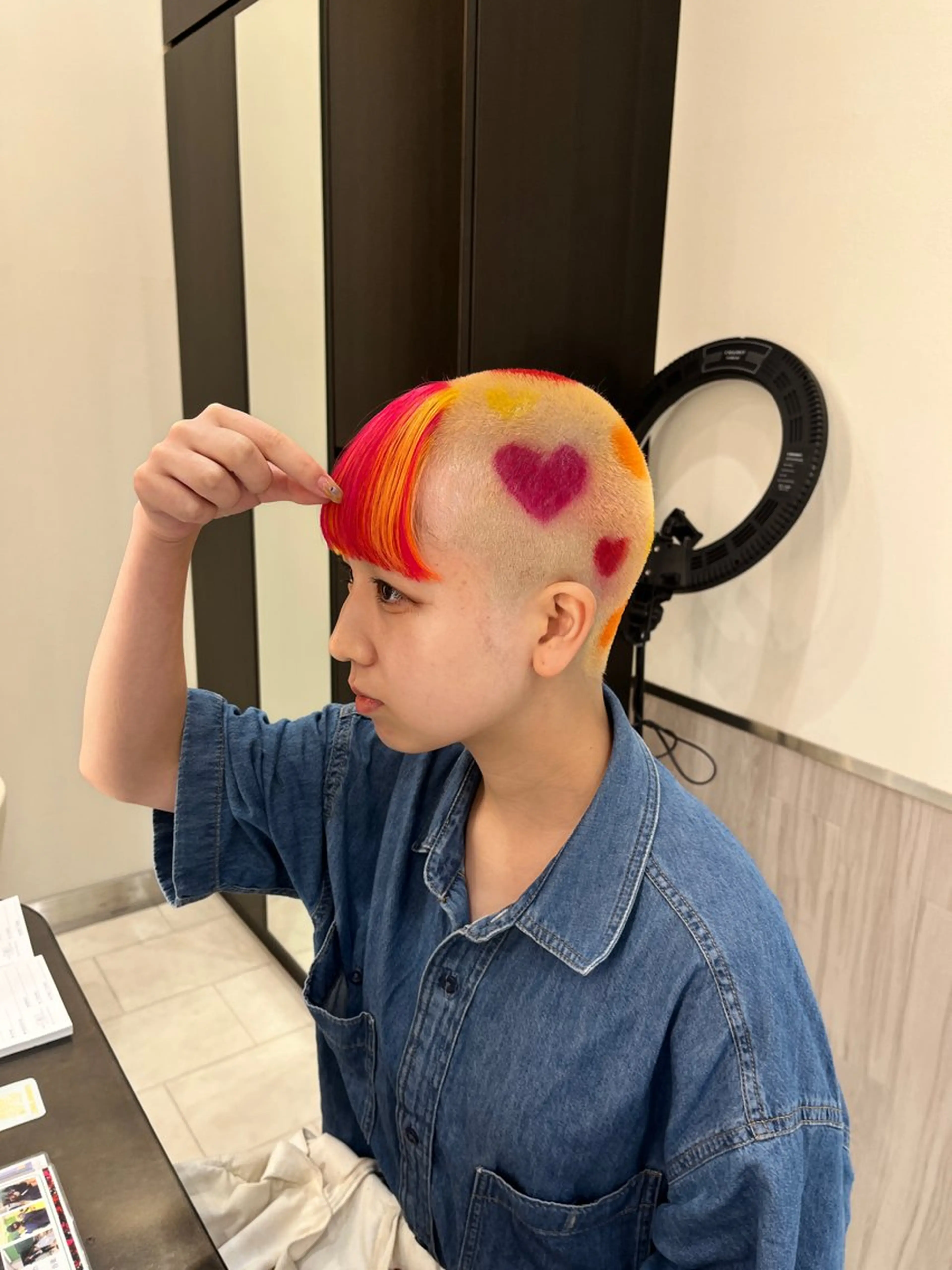 ショート カラー ピンクカラー くぼたひより /モデル様募集中のヘアスタイル