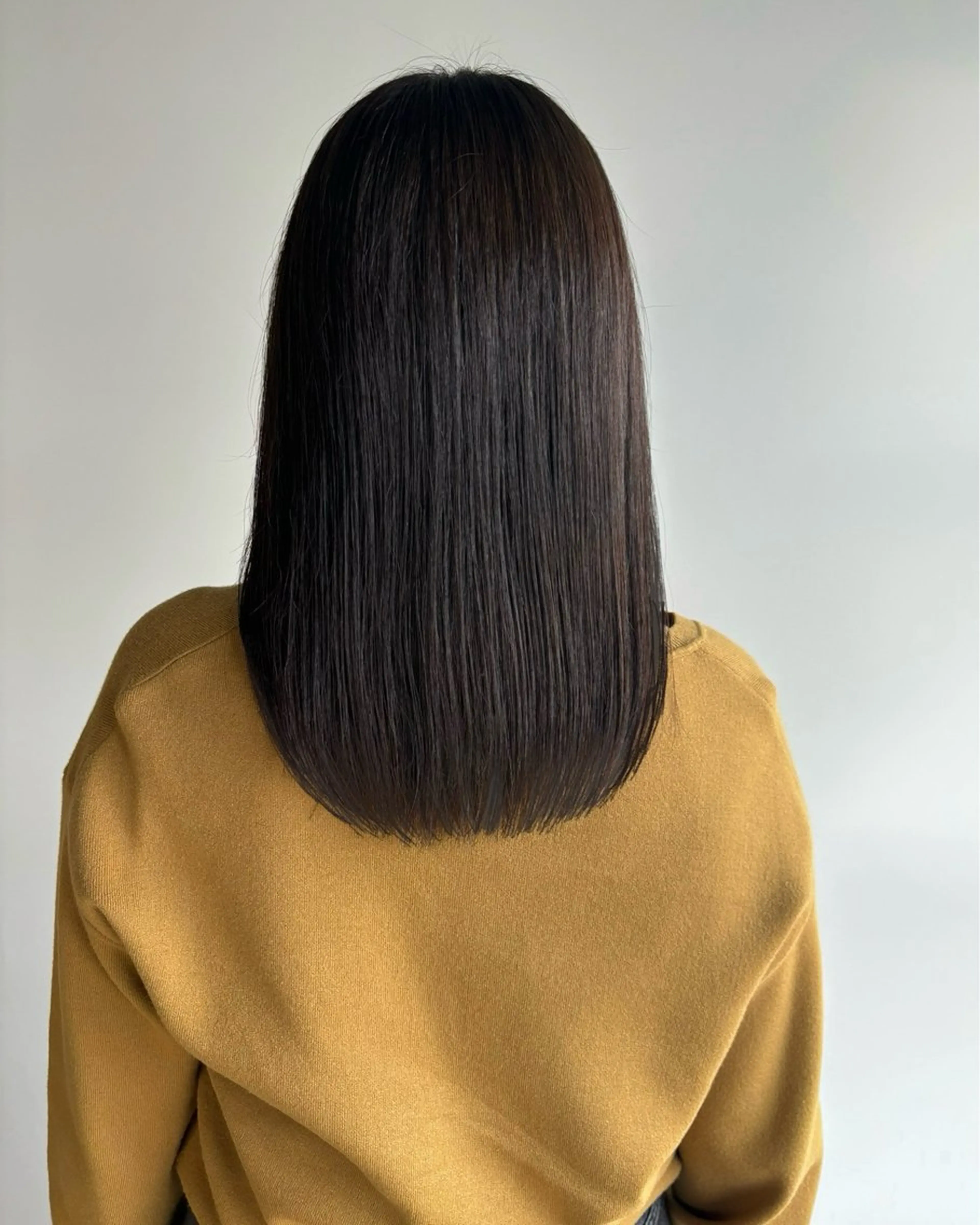 セミロング よしなり あみのヘアスタイル