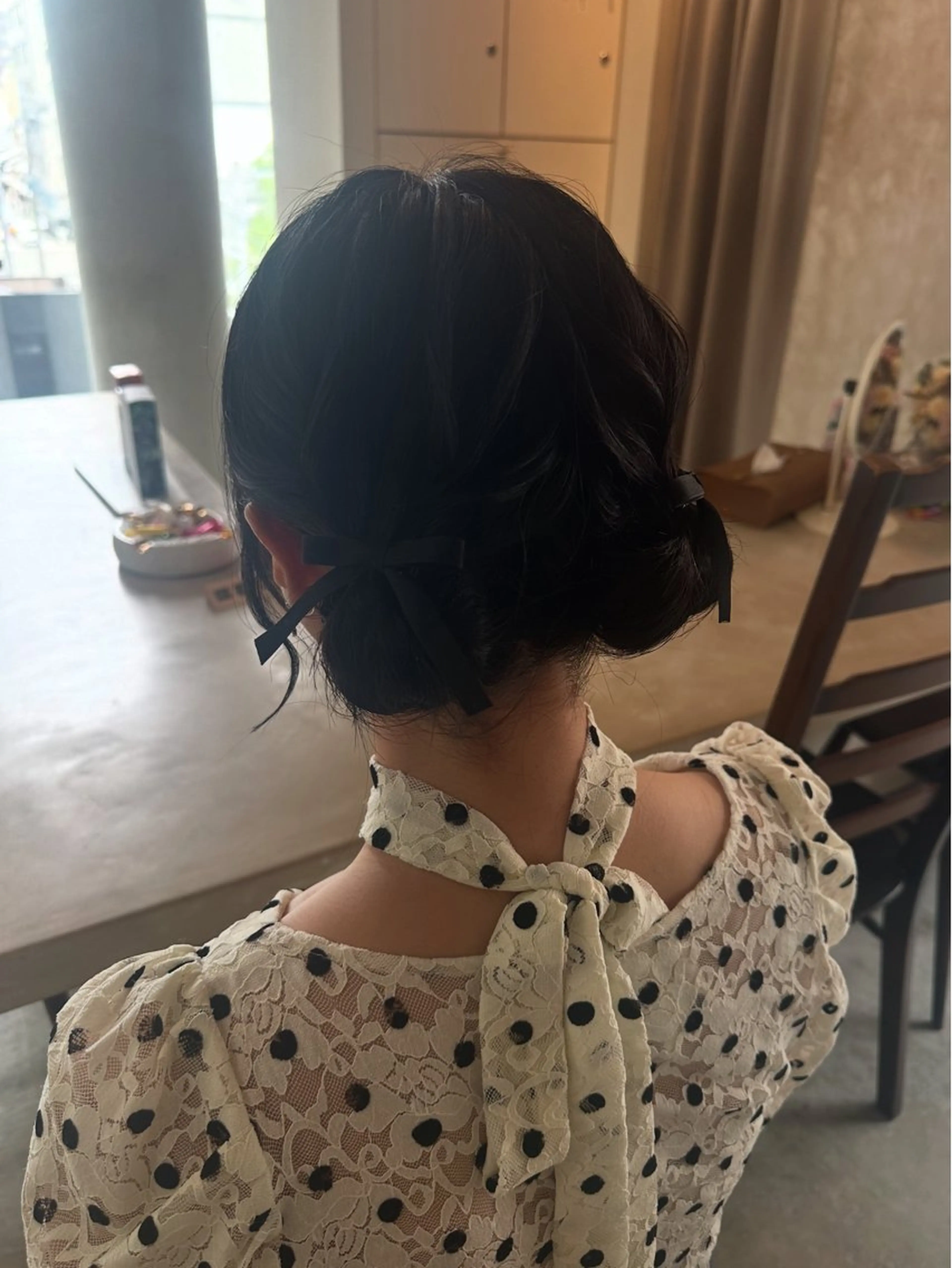 ミディアム ヘアセット RINO‎🤍🎀 𝑏𝑒𝑙𝑡𝑎のヘアスタイル
