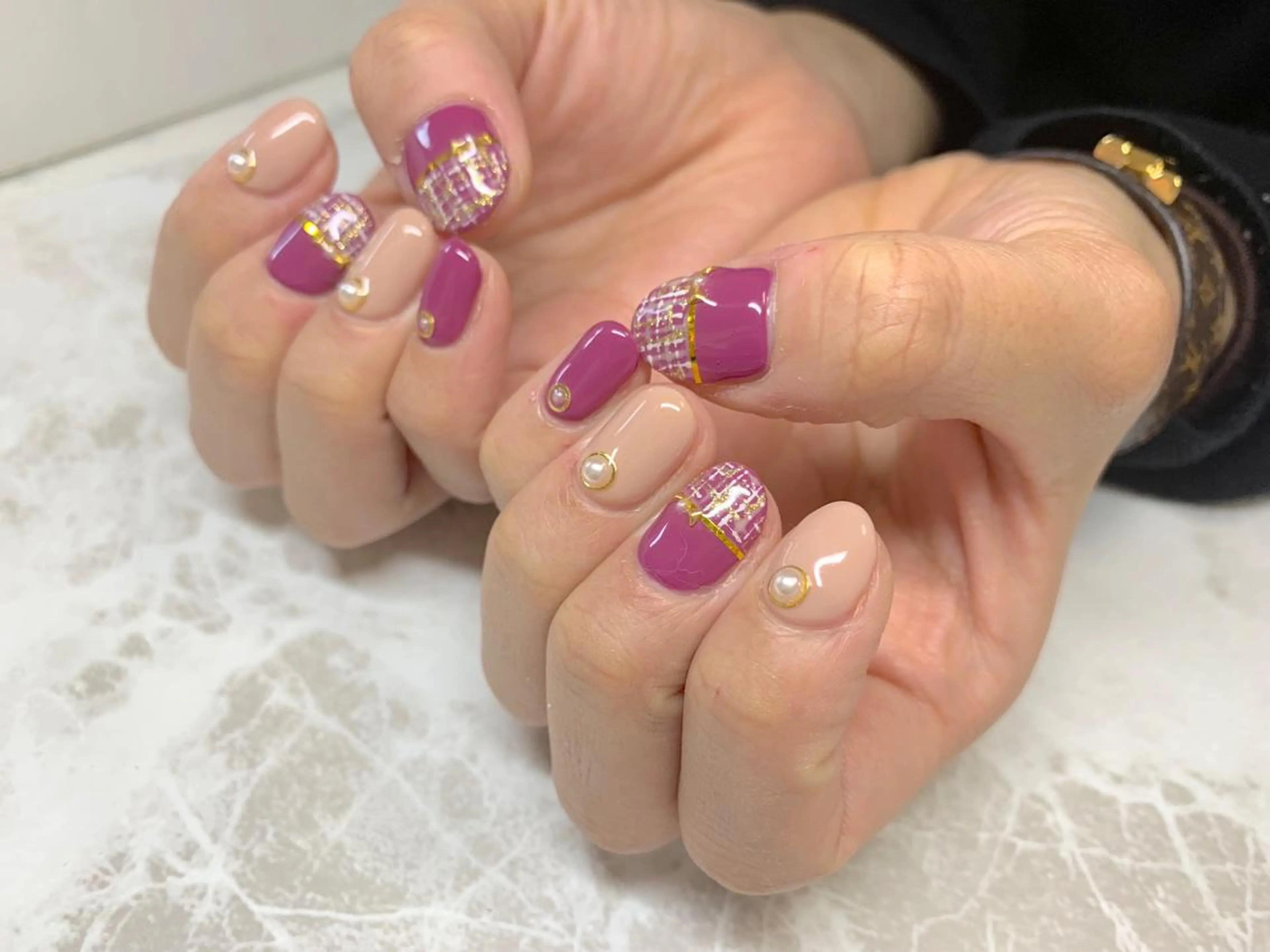 ネイル ピンク LULU LIMAのネイルデザイン