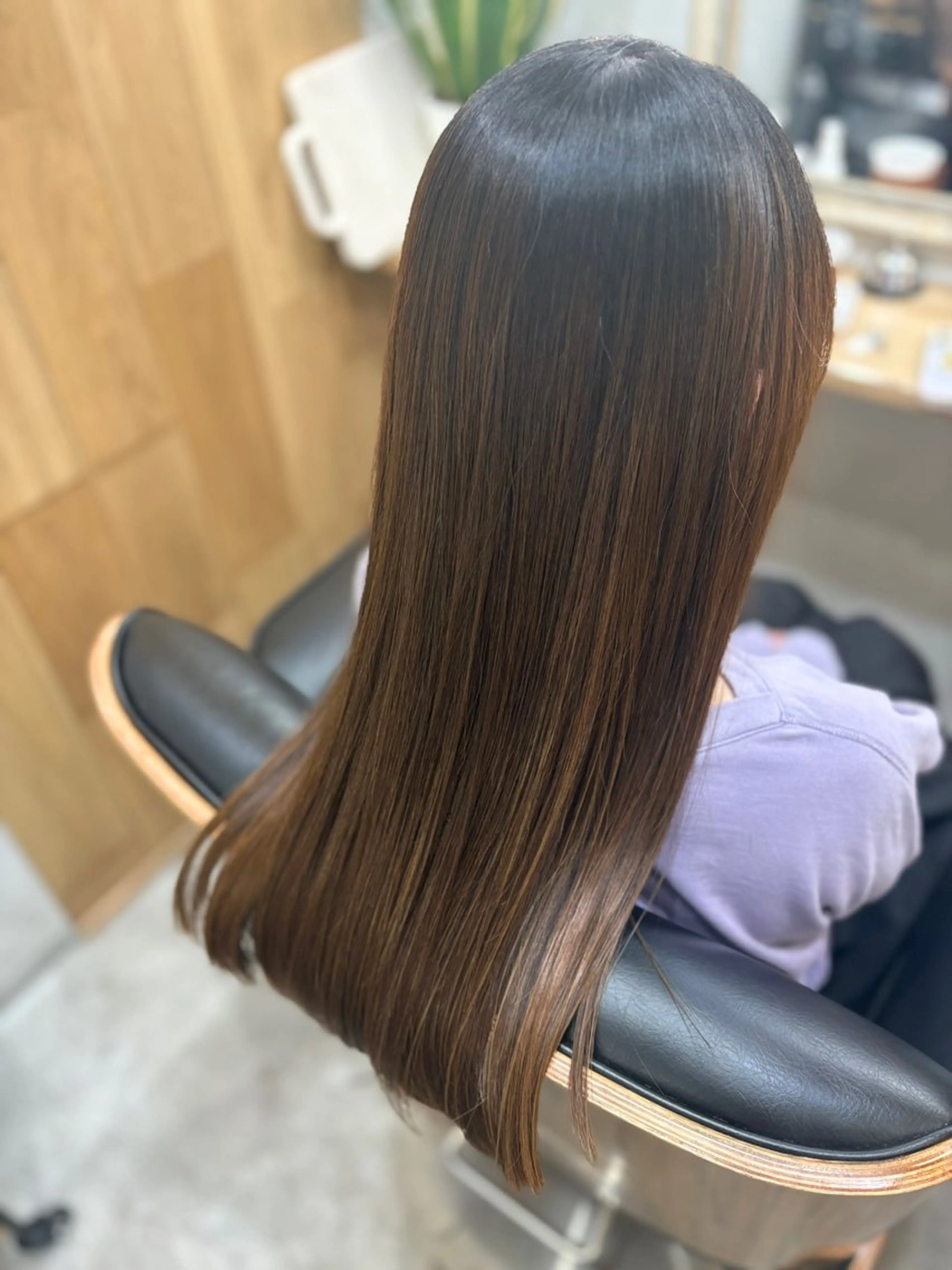 ロング カット トリートメント 白鳥 正孝のヘアスタイル