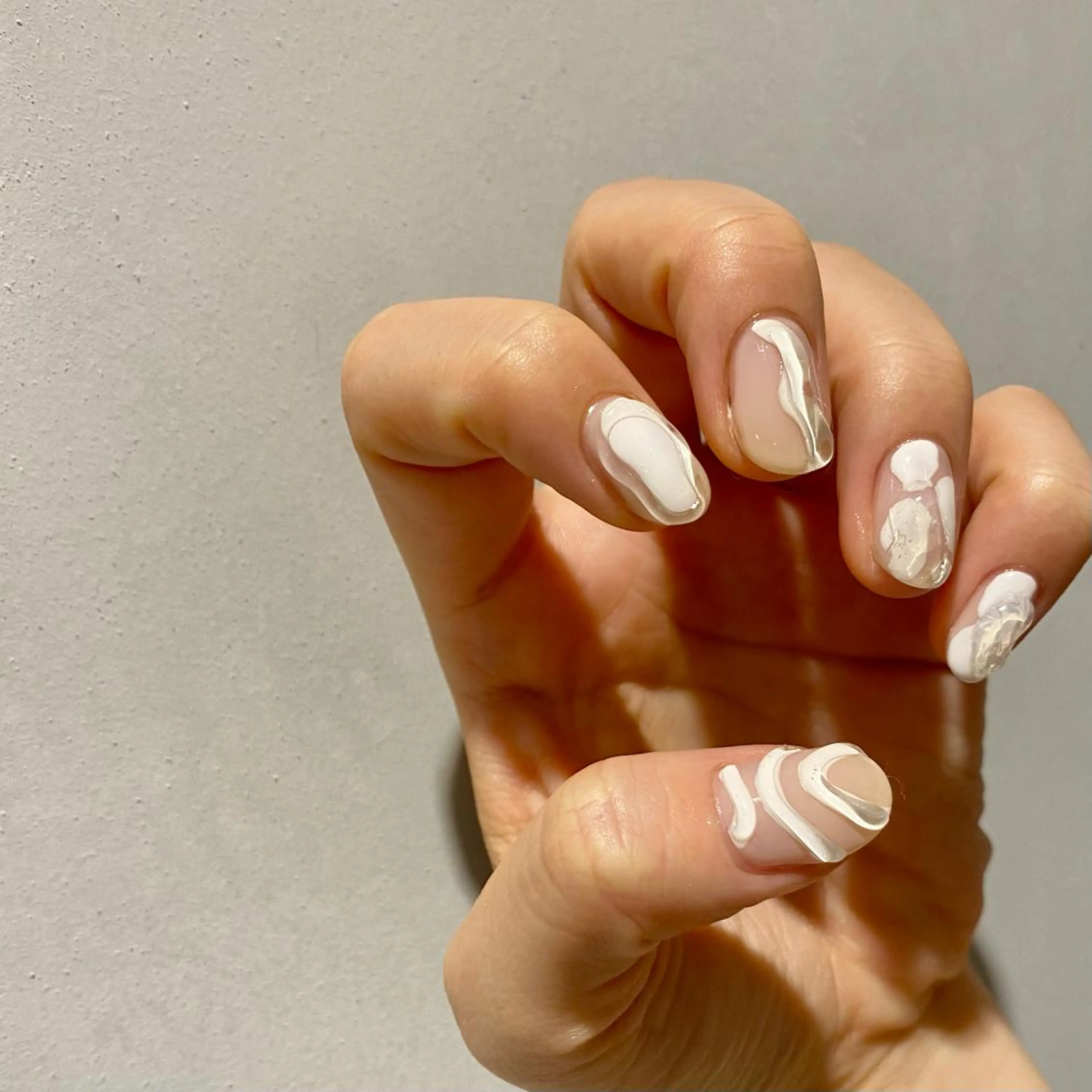 ネイル ニュアンスネイル ハンドネイル RINO AMANE nailのネイルデザイン