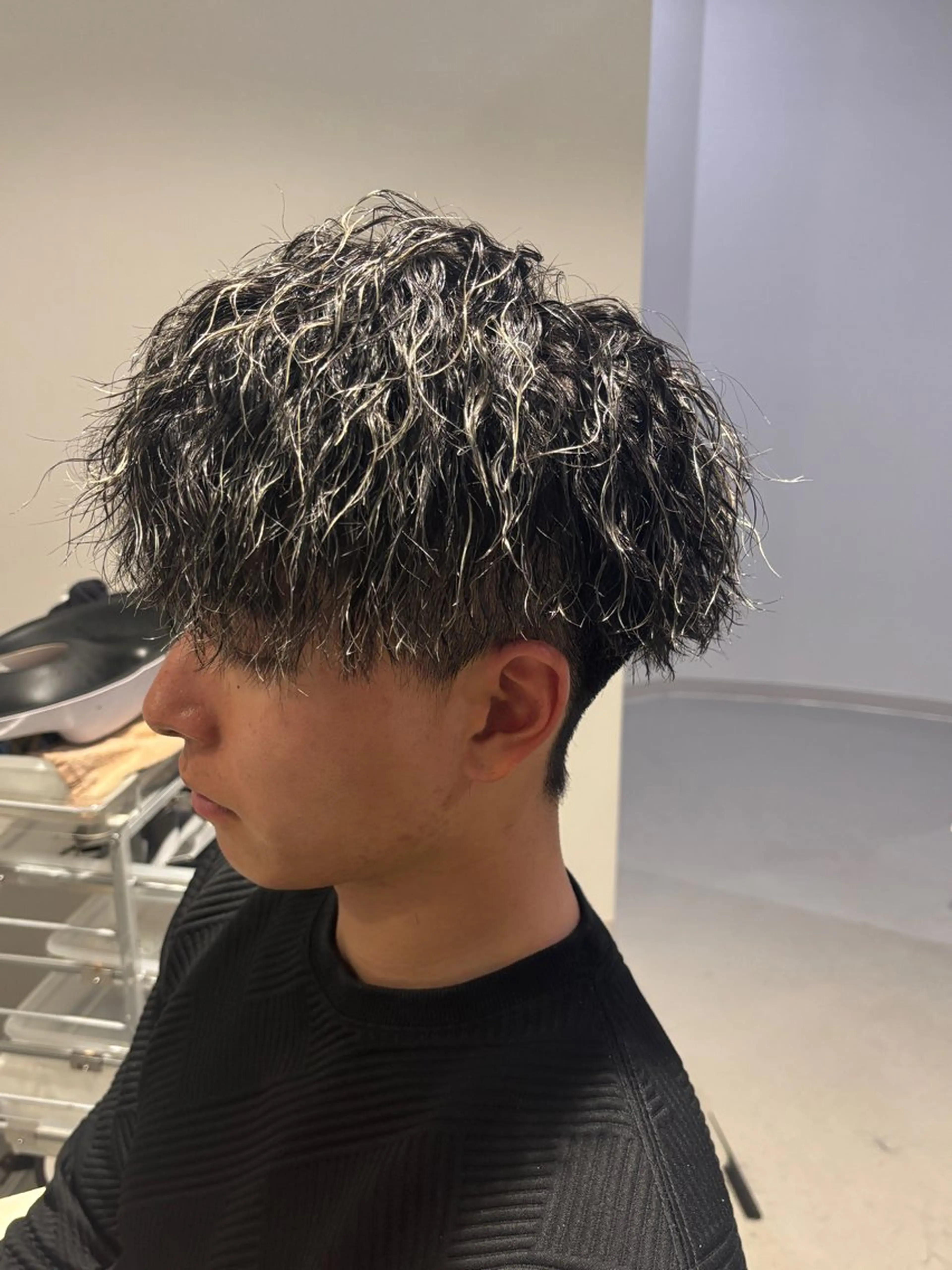 ショート パーマ ヘッドスパ リレイス 伊藤愛斗のヘアスタイル