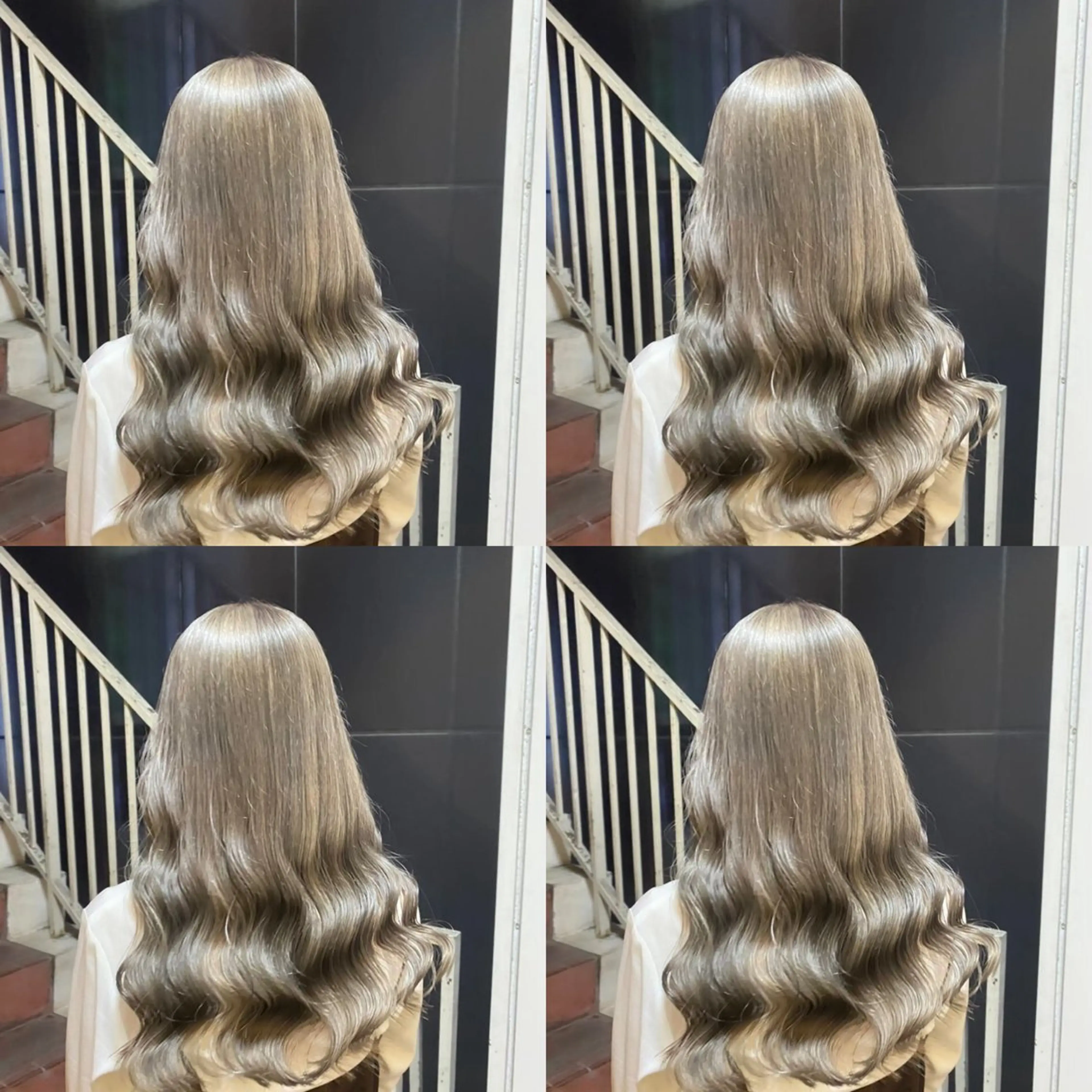 セミロング カラー ヘアアレンジ 💎韓国レイヤー ×エクステゆうま💎のヘアスタイル