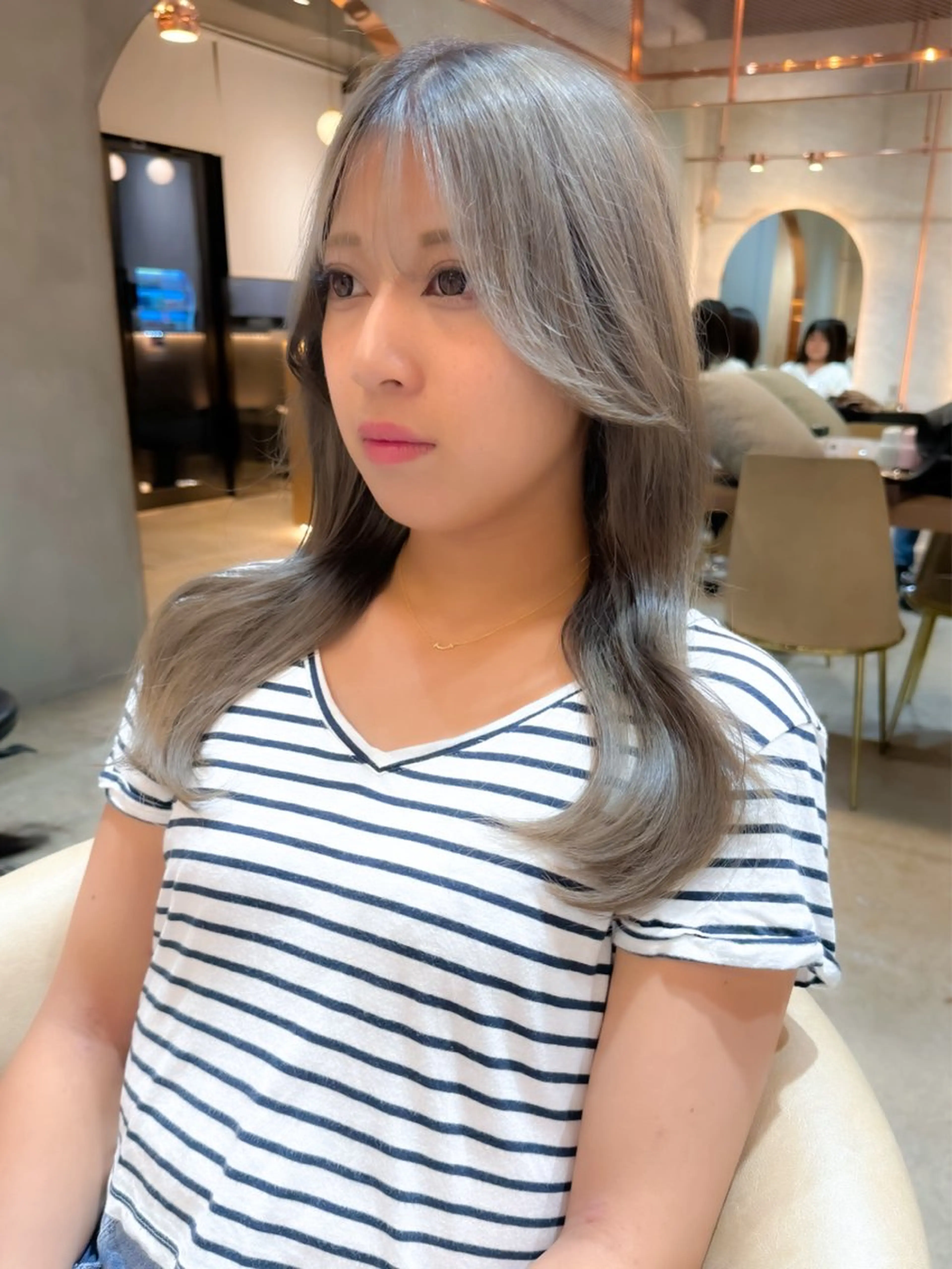 セミロング カット ヘアカラー トリートメント 🌹ボブ/髪質改善 韓国ヘア🌹澤口龍成のヘアスタイル