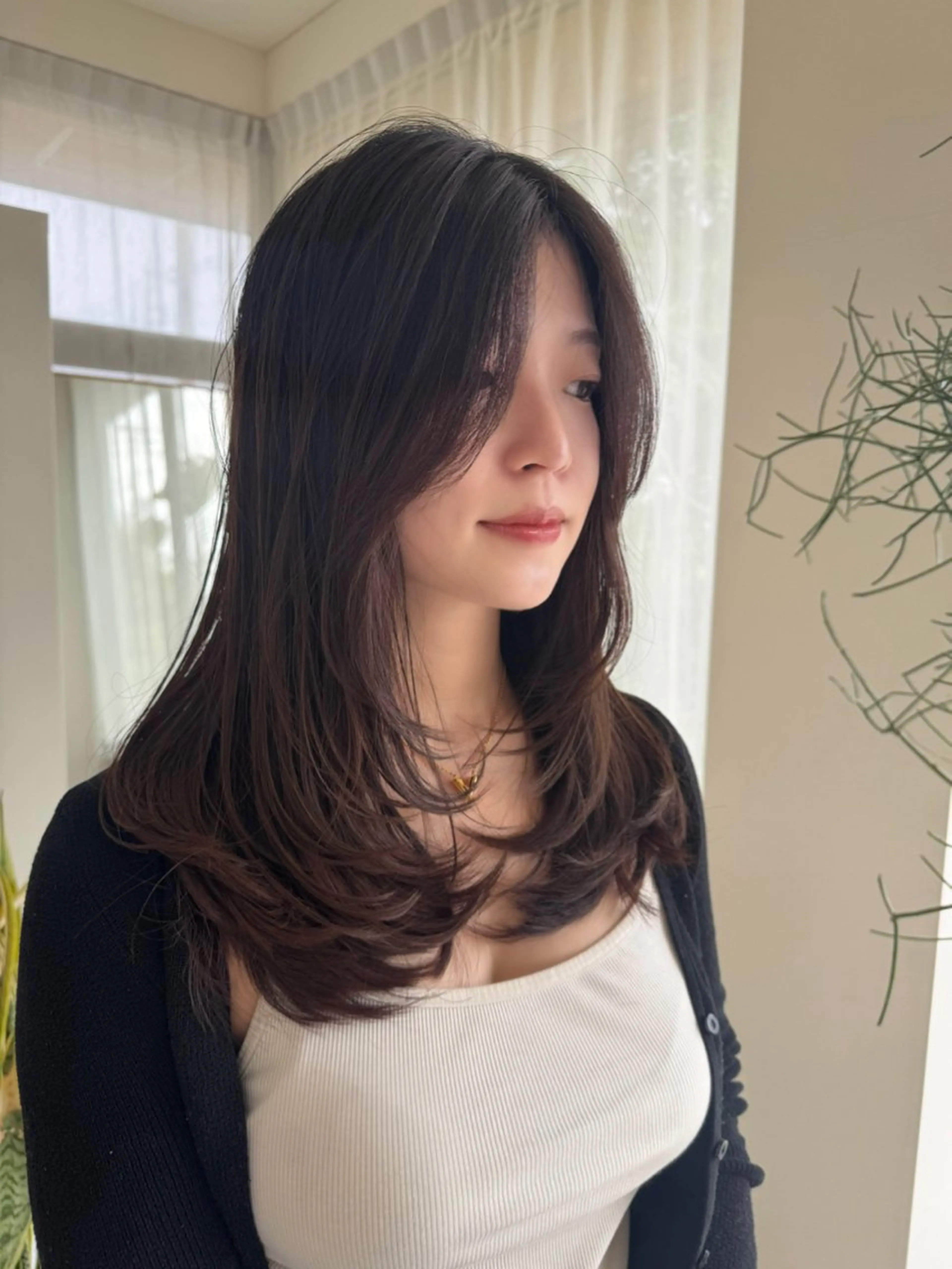 ロング カット トリートメント 瀬長なおみ U too e'sのヘアスタイル