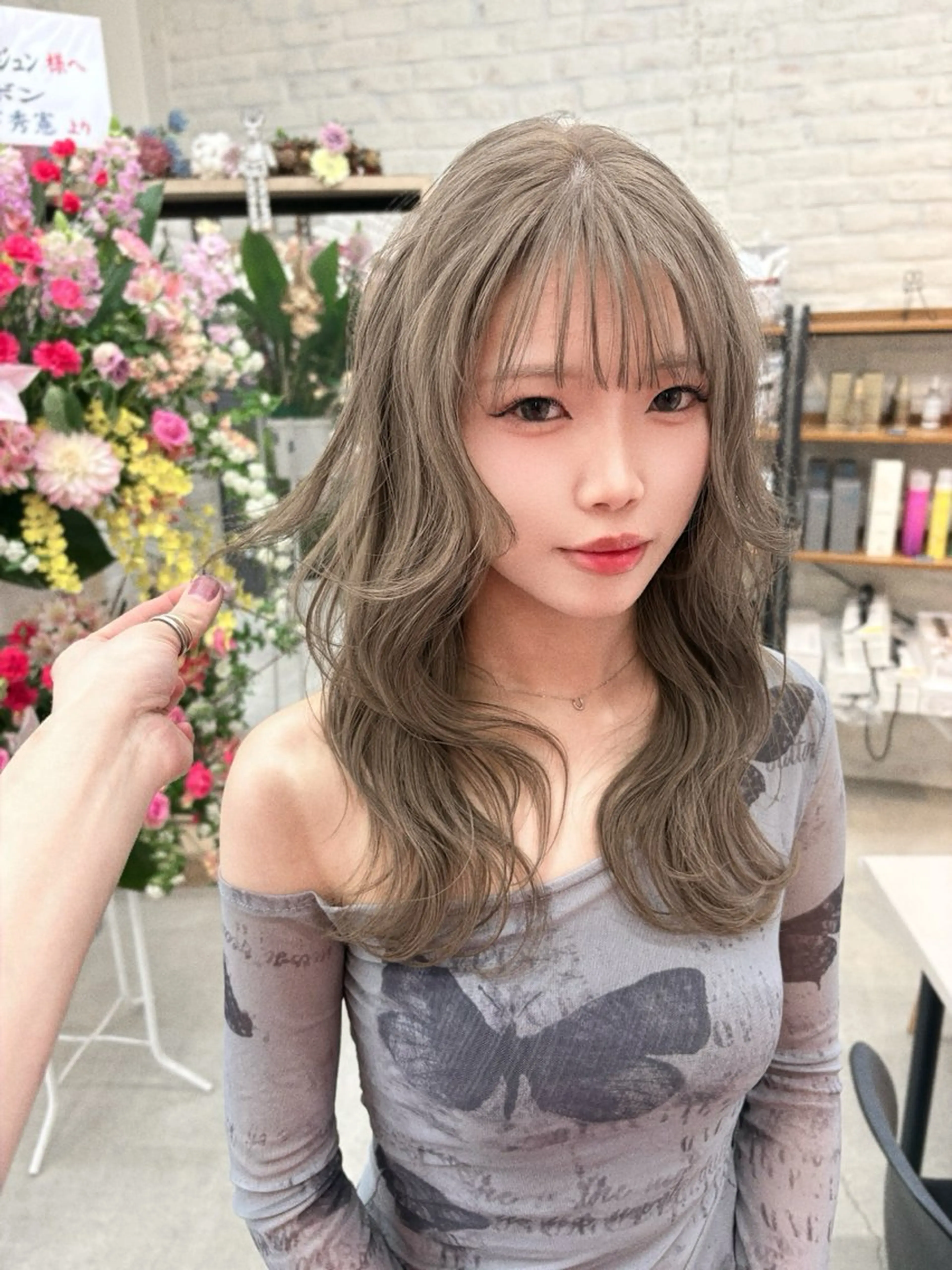 ミディアム MAEDA 西金沢美容室のヘアスタイル