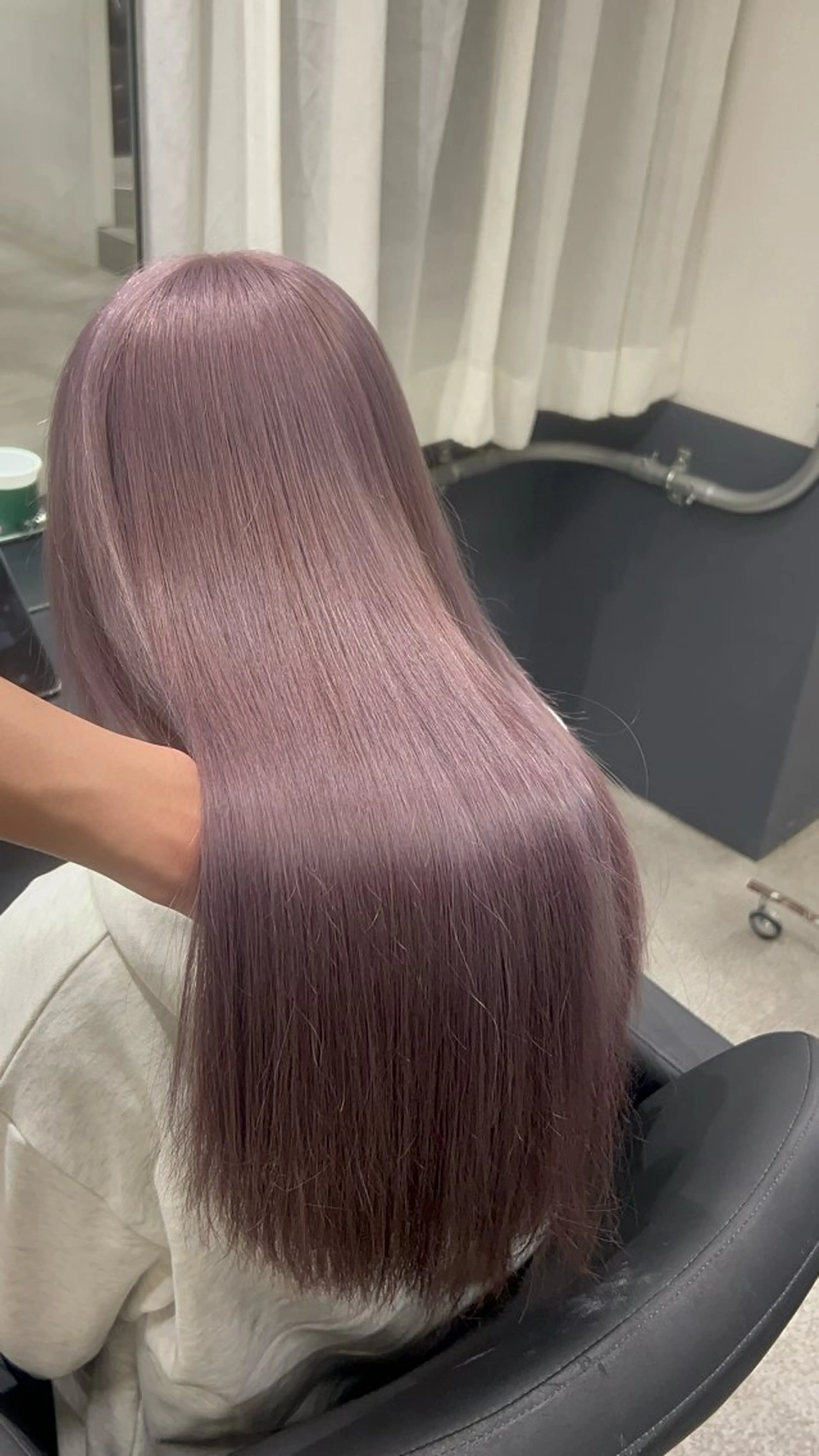 カラー ラベンダーカラー ヘアカラー トリートメント YUDAIブリーチ• カラー/心斎橋•難波のヘアスタイル