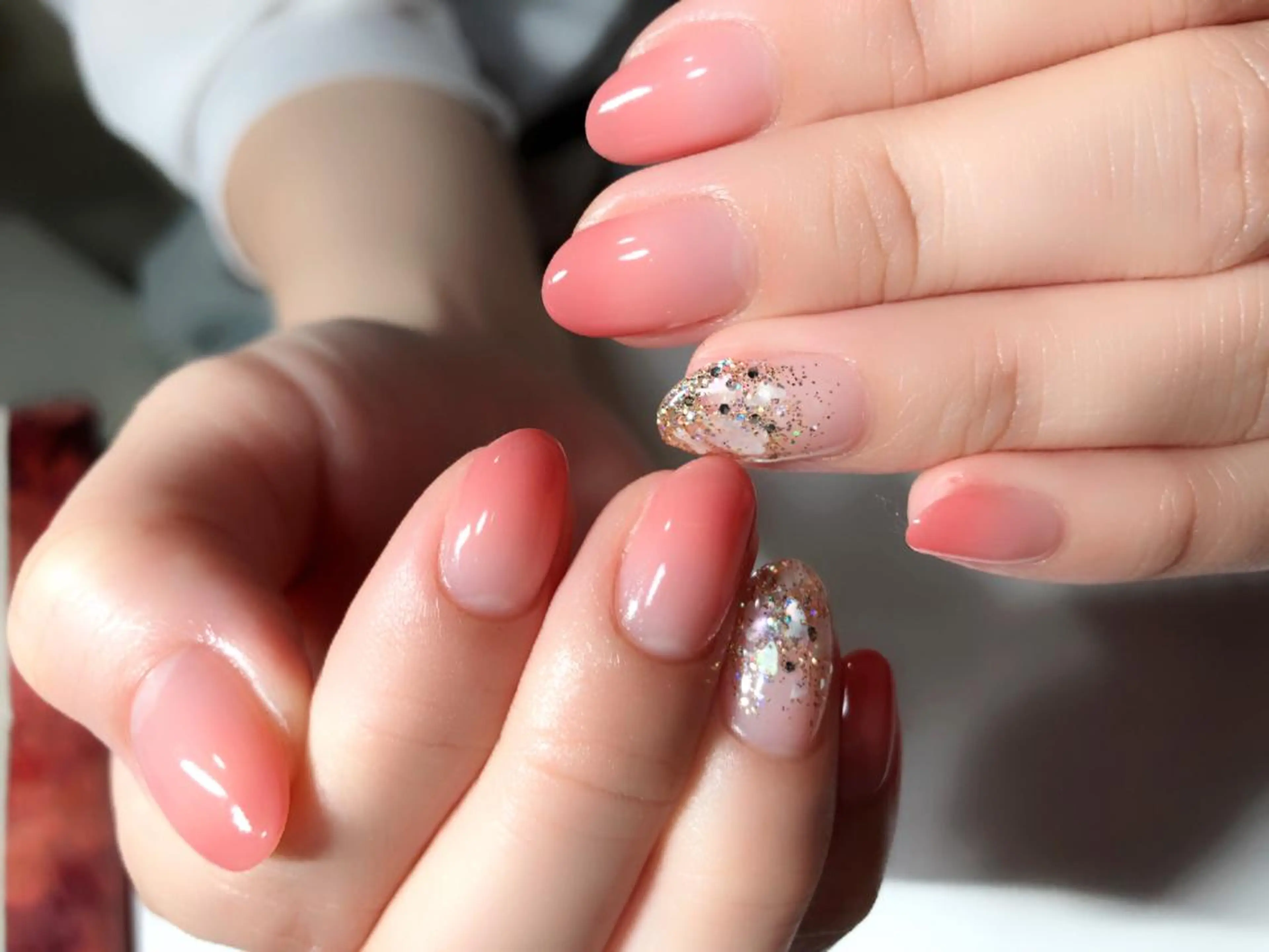 ネイル ラメ(グリッター) オフィスネイル atelier la vita所属・lavita. mimuraのネイルデザイン