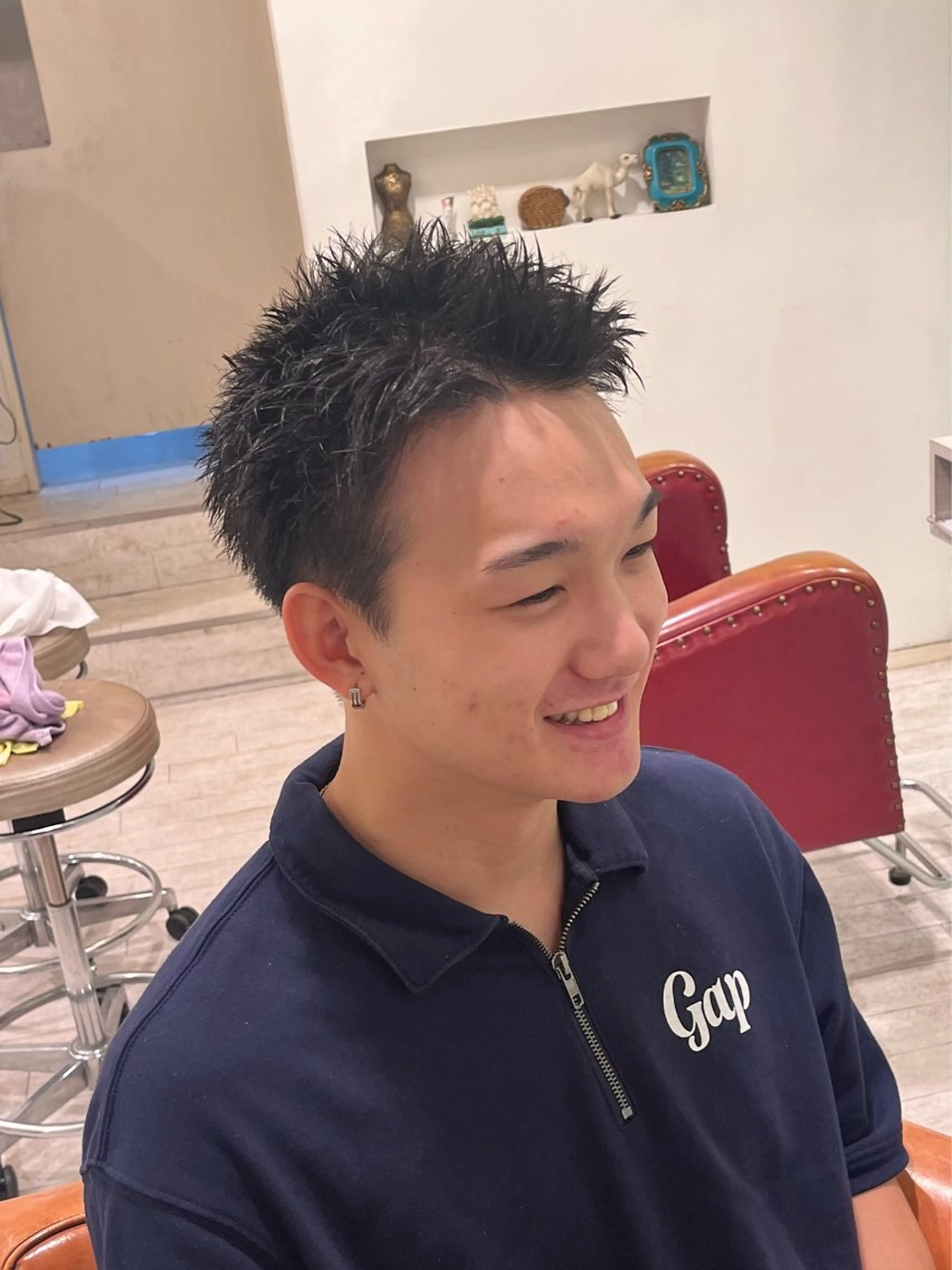 ショート メンズ スパイキーショート 刈り上げ ショートヘア MIZUKI 【メンズ特化美容師】のヘアスタイル