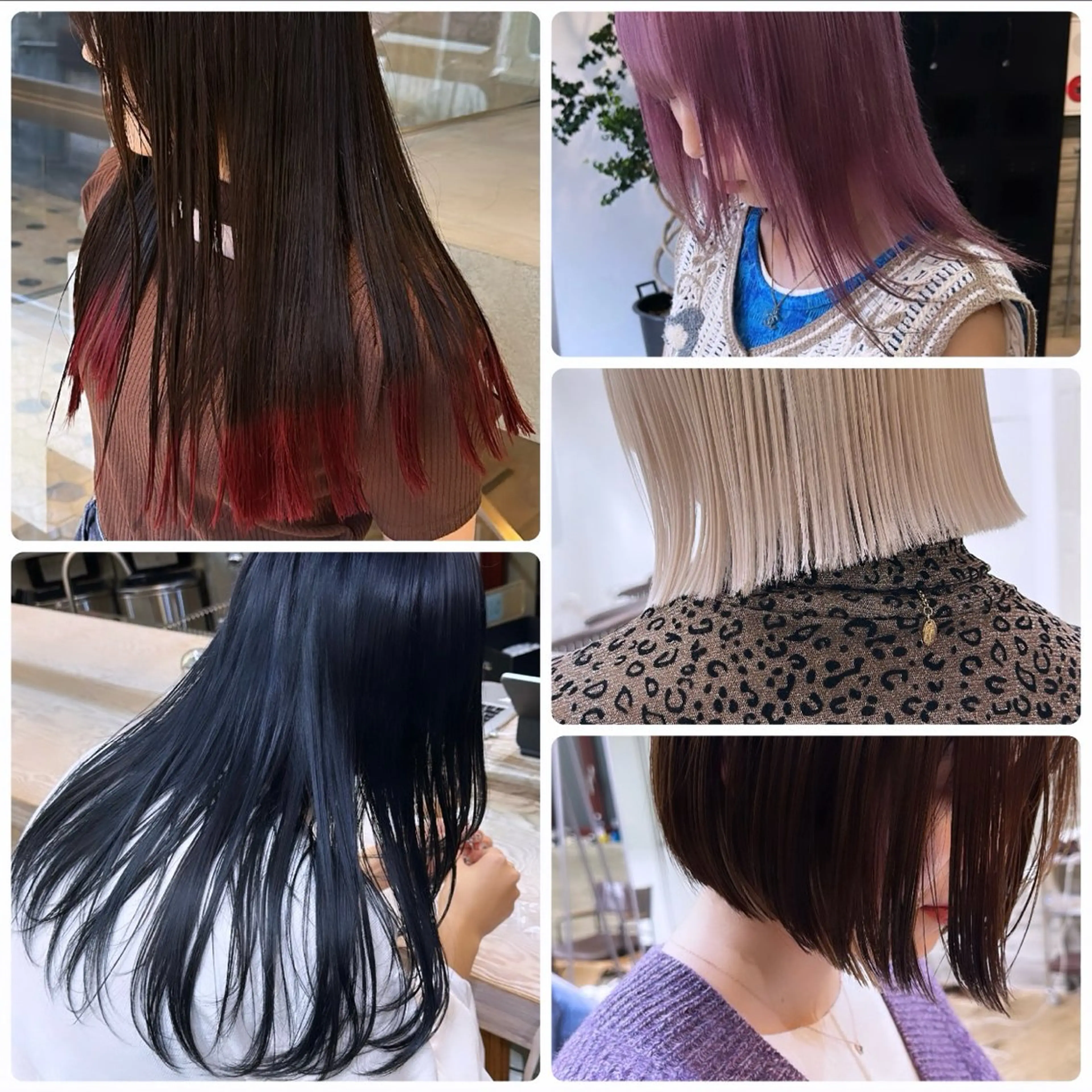 セミロング カラー ササキカズマ〻透明感 〻色落ち〻赤み消しのヘアスタイル