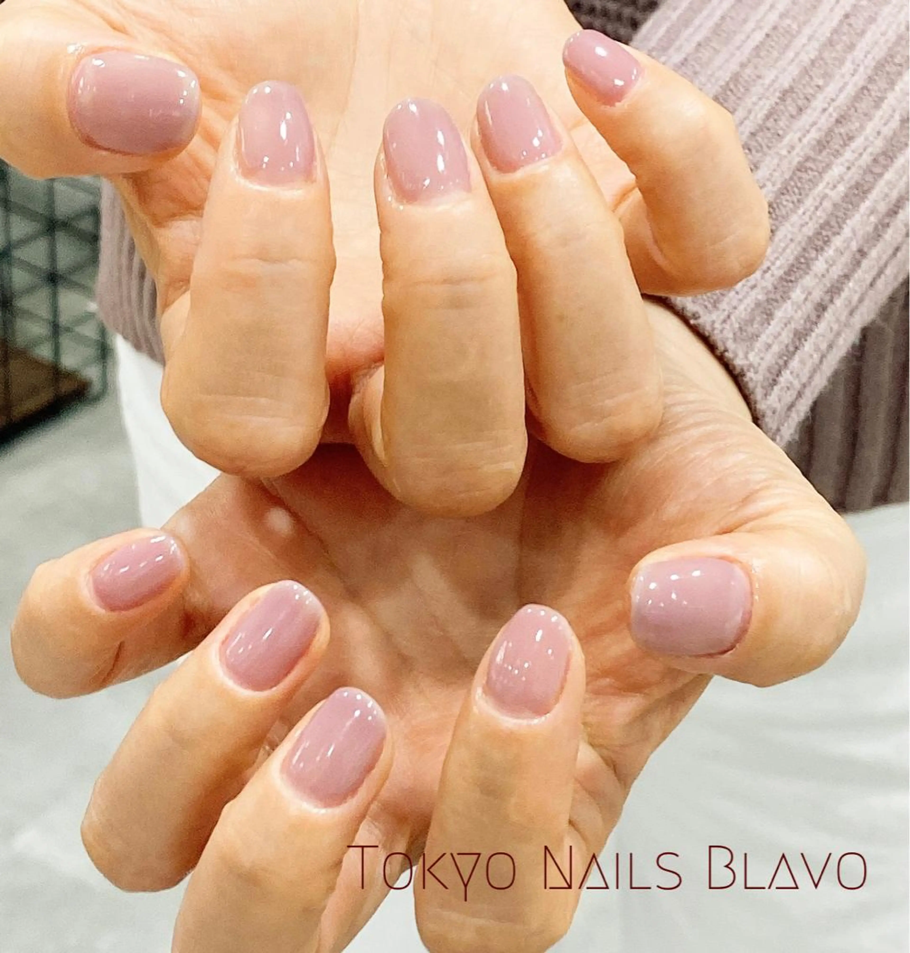 ネイル ラメ(グリッター) ラメグラデーション ワンカラーネイル T.N.B 山本陽子のネイルデザイン