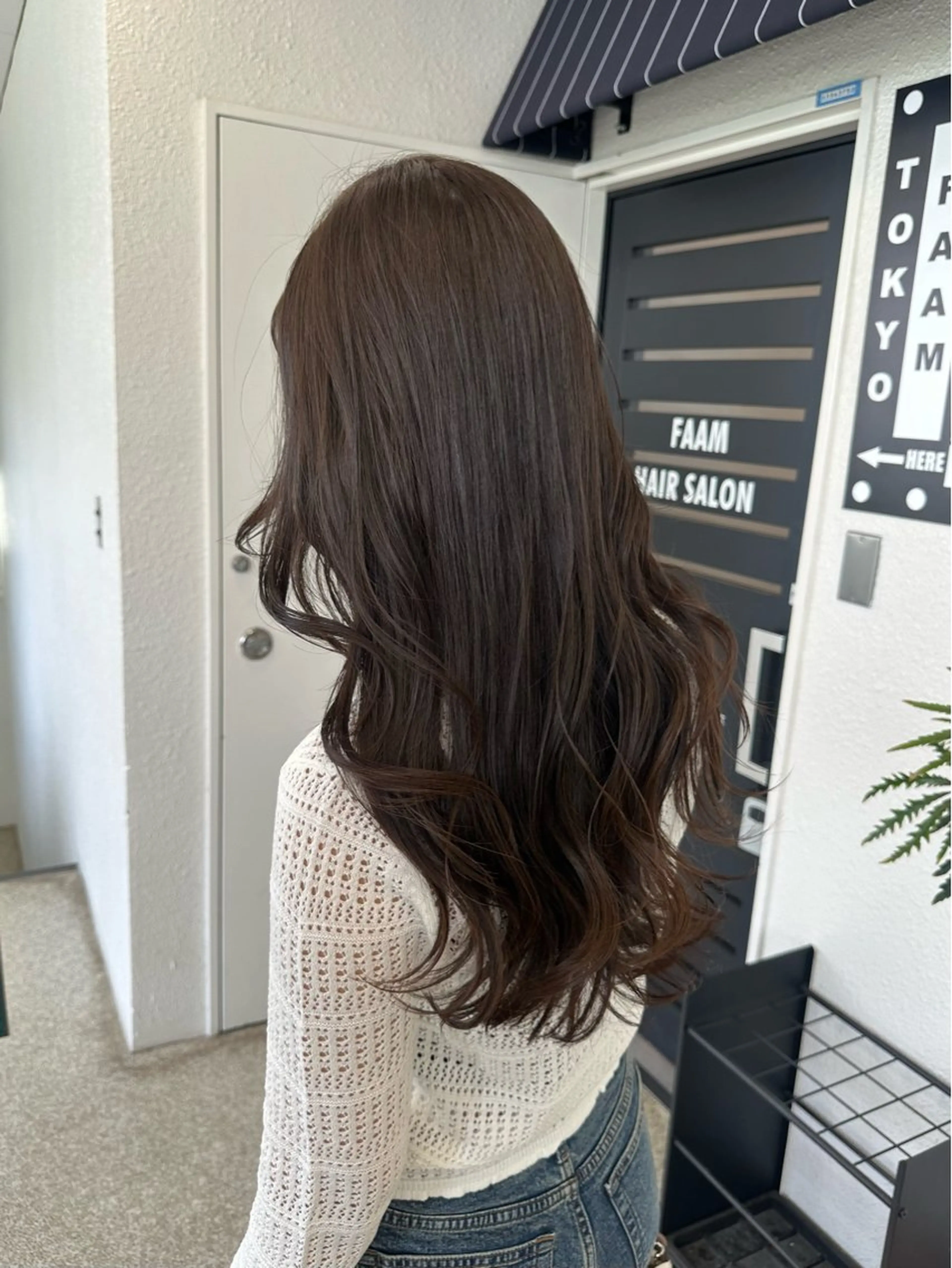 ロング カラー カット ヘアカラー レイヤー/ハイトーン WAKANAのヘアスタイル