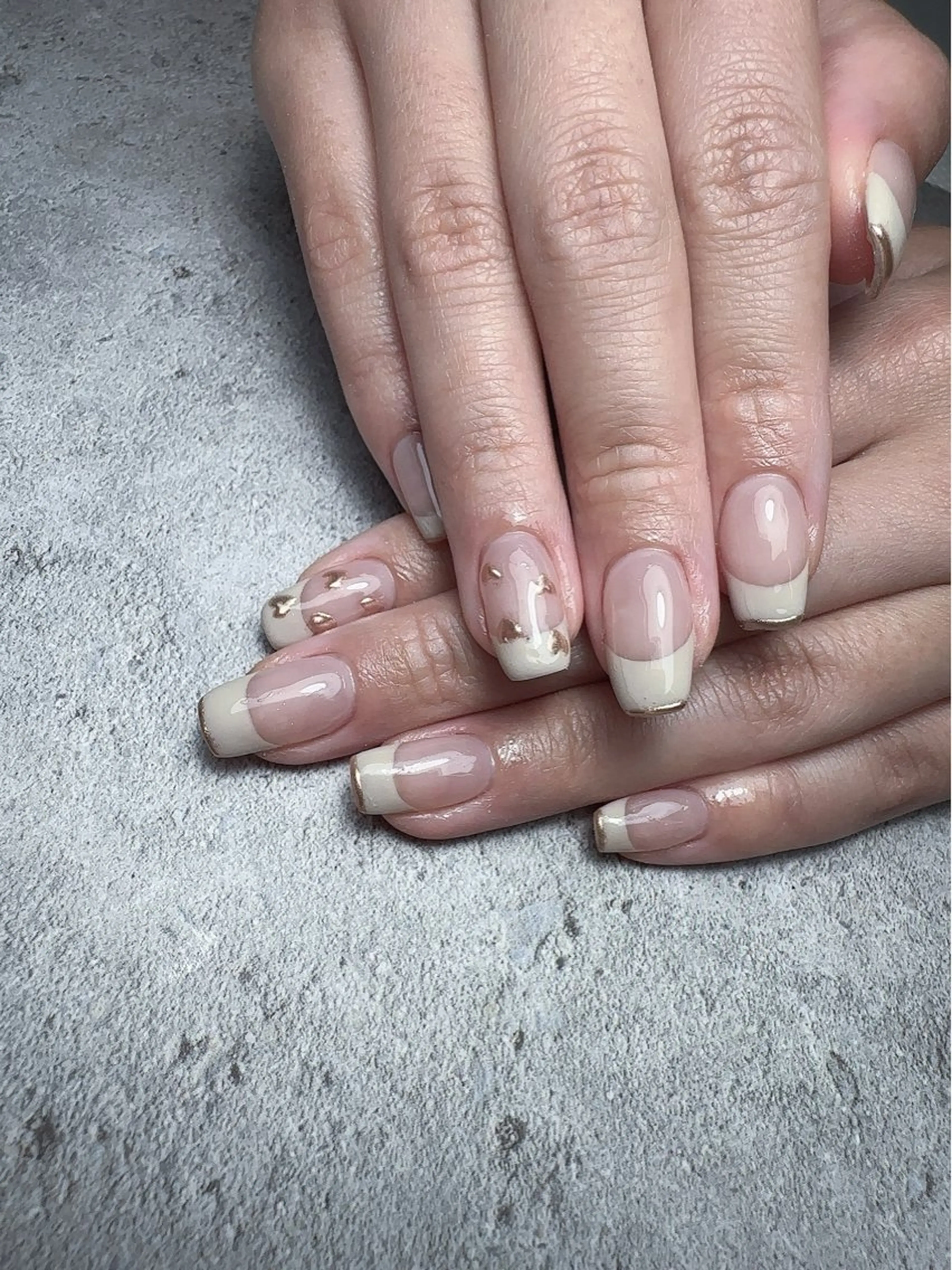 ネイル アートネイル 入学式 ハート マグネットネイル 持ち込み ハンドネイル Nailsalon Mimiy..♡のネイルデザイン