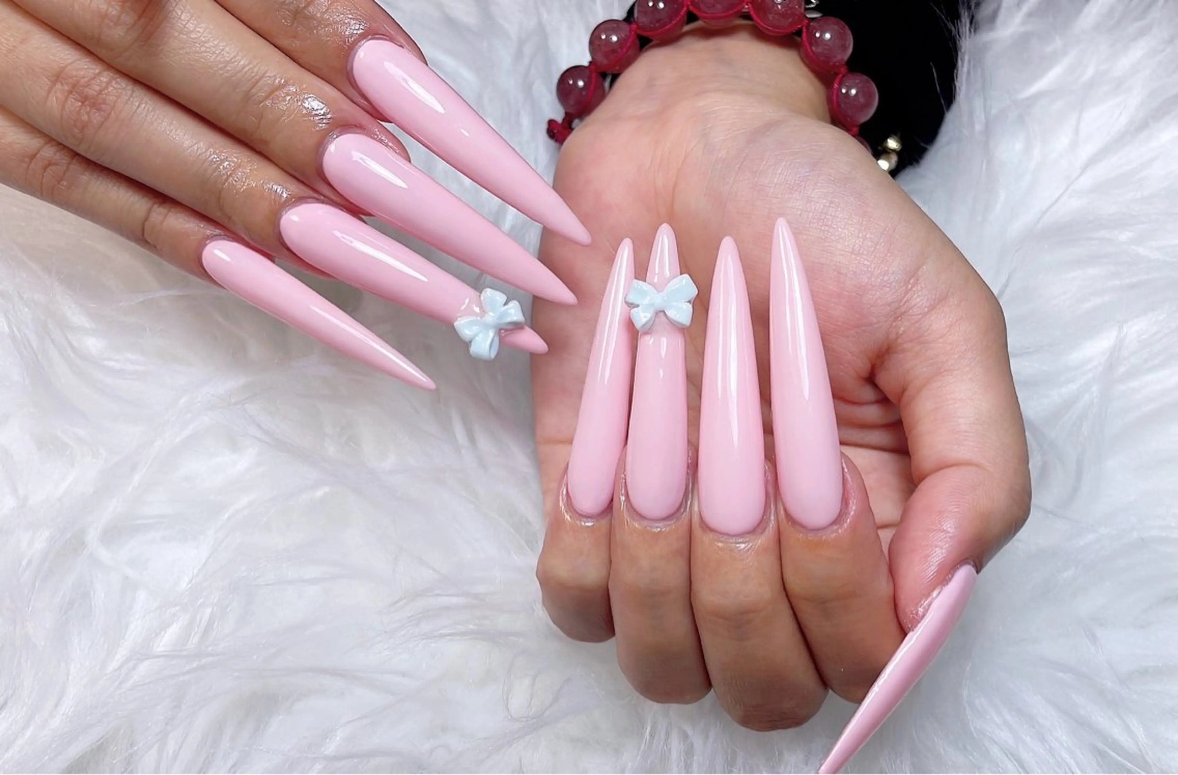 ネイル アニマル柄 チークネイル フラッシュネイル フットネイル フレンチネイル ハンドネイル B·U Nail大宮 長さだし専門店のネイルデザイン