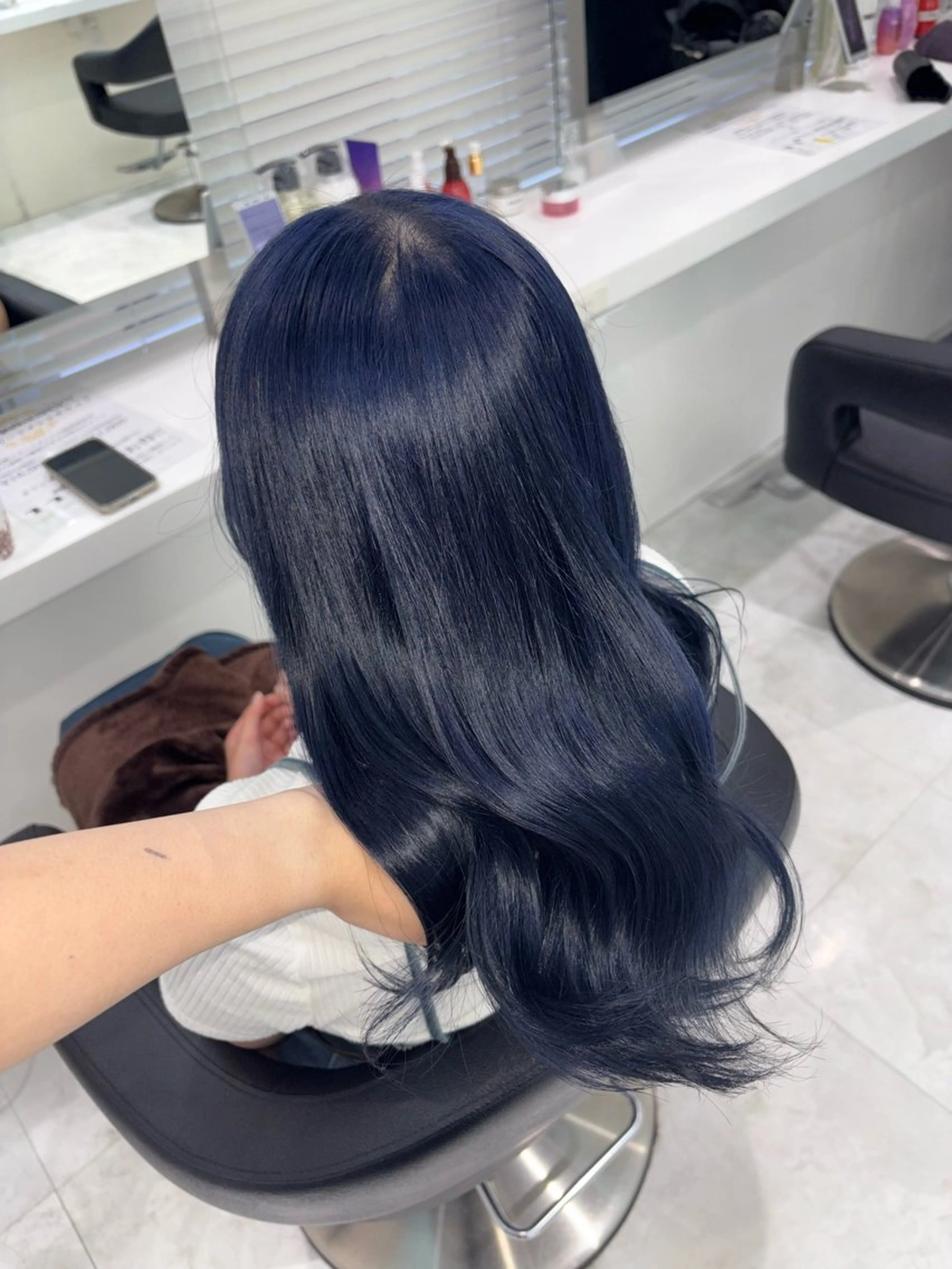 ロング カラー ヘアカラー 🤍ྀི透ける寒色 Cocoa🤍ྀིのヘアスタイル