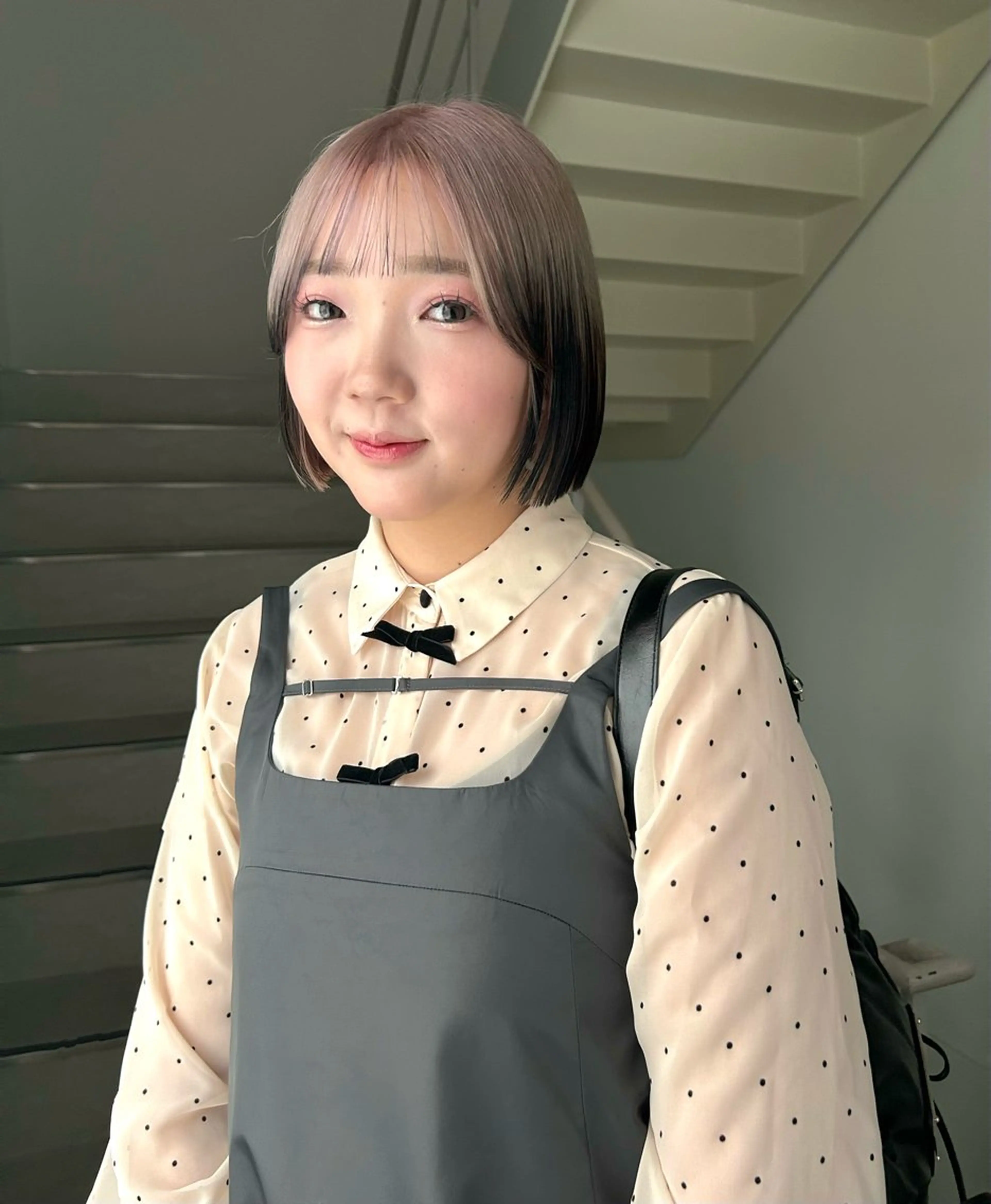 ショート カラー デザインカラー ダブルカラー ボブ カット ヘアカラー トリートメント 似合わせヘア/透明感 カラー/ Rioのヘアスタイル