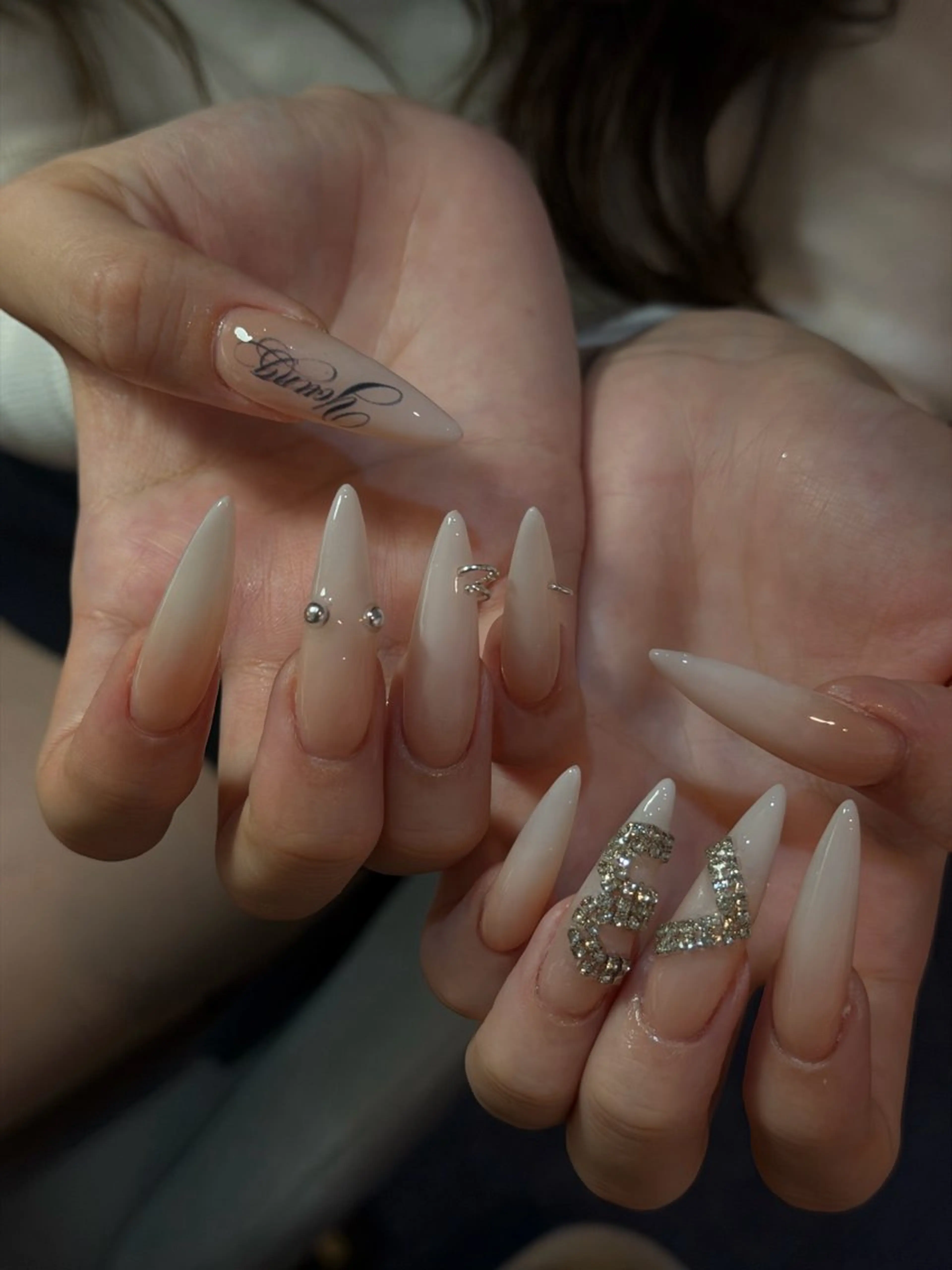 ネイル 韓国ネイル シンプルネイル ワンホンネイル ハンドネイル CoMo Nailのネイルデザイン