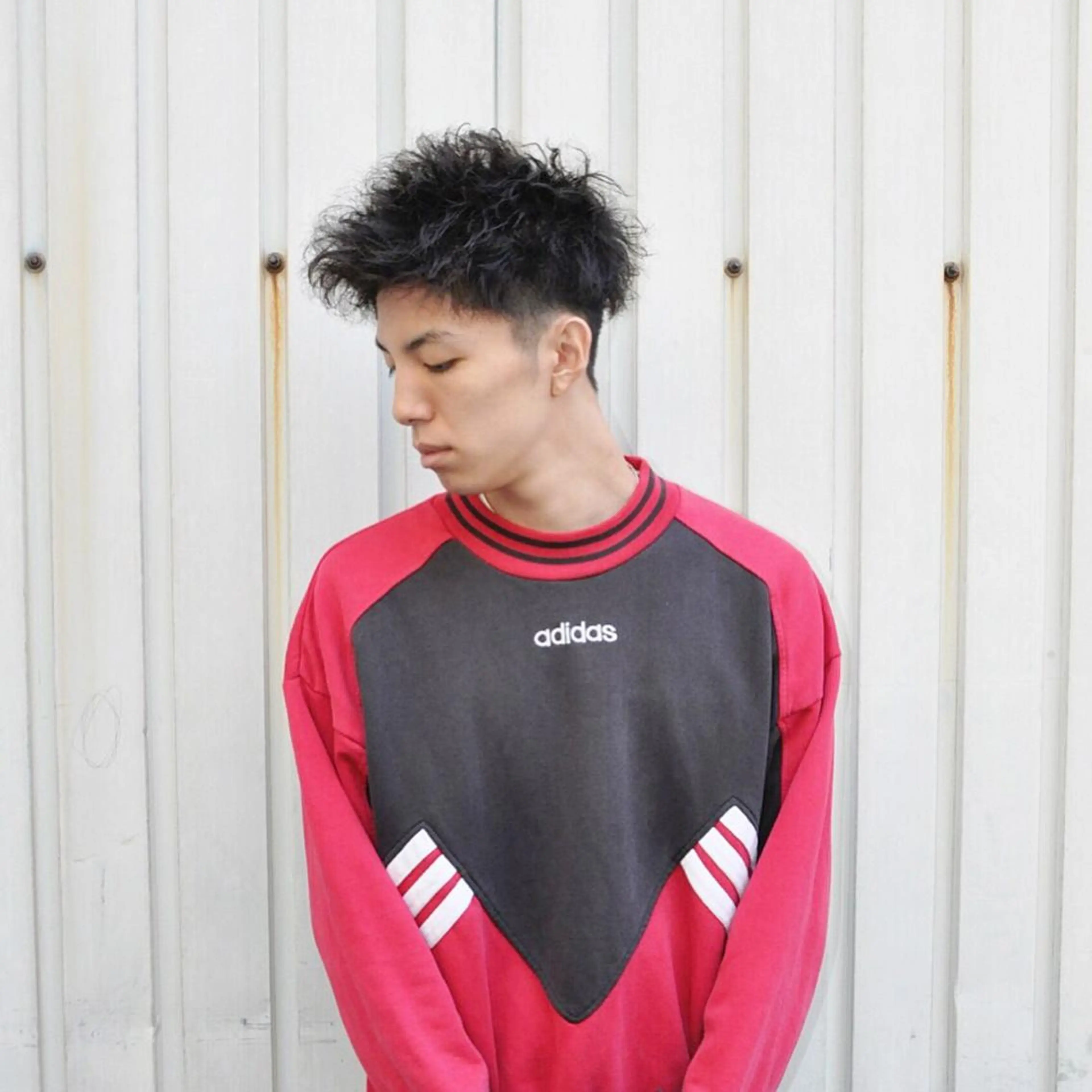 パーマ メンズ メンズパーマ ツイストスパイラルパーマ スパイラルパーマ すみとも るなのヘアスタイル