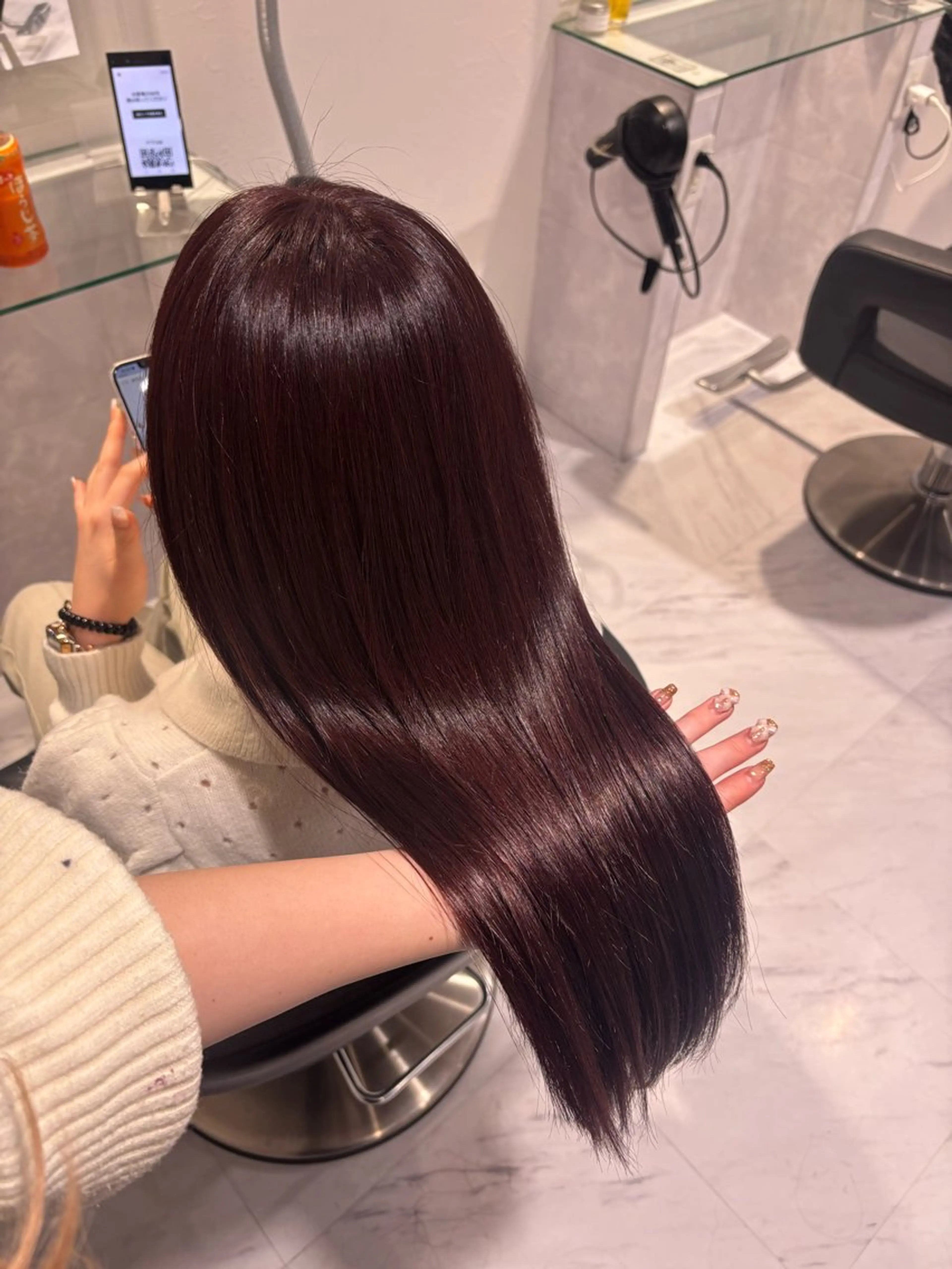 ロング カラー 髪質改善🩰透明感カ ラー🎀hinanoのヘアスタイル