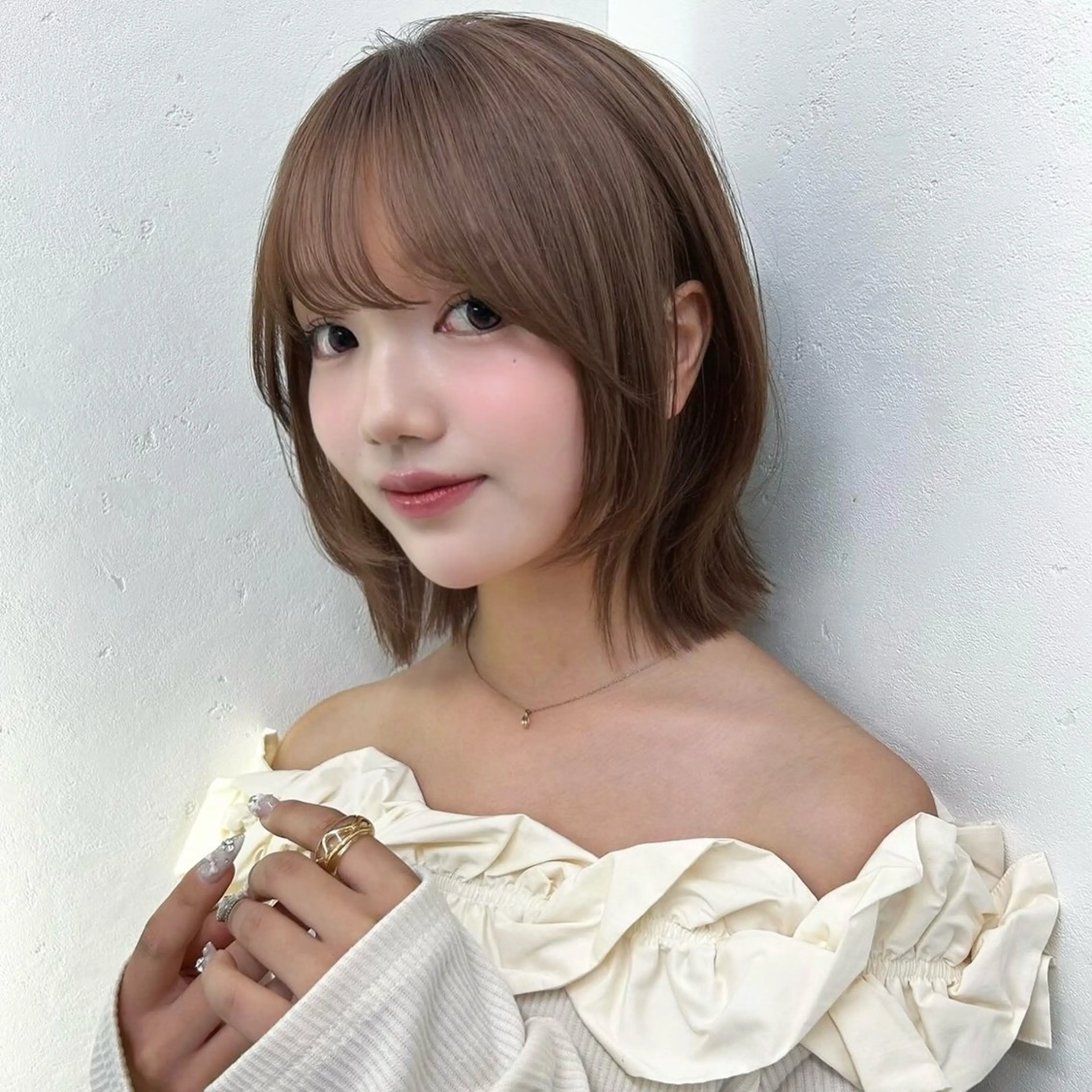 ショート ヘアカラー トリートメント 🌸透明感/レイヤー / 栗林 彩🌸のヘアスタイル