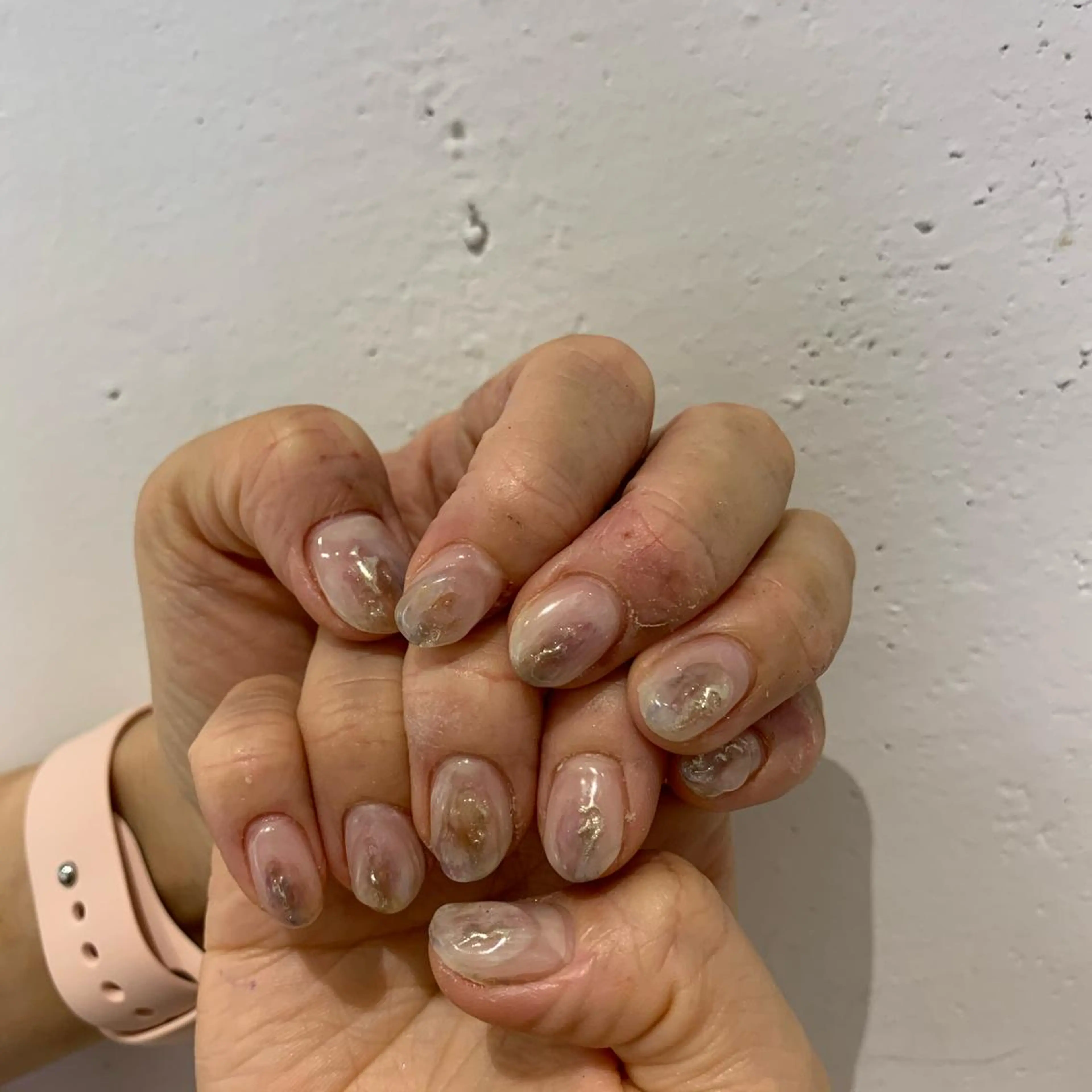 ネイル 【淡色color/ nail】maikoのネイルデザイン