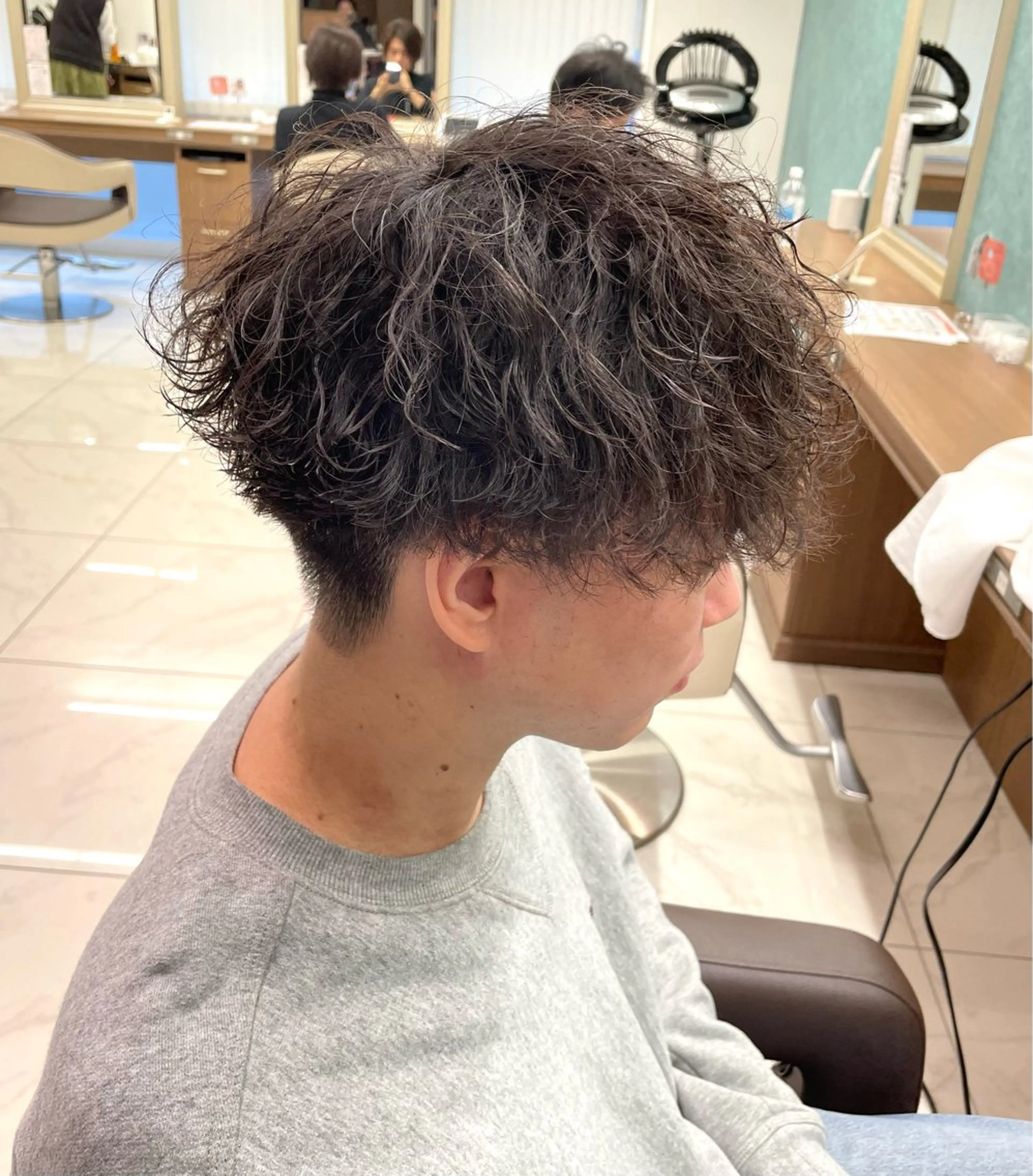 ショート パーマ メンズ 【メンズ特化】 池田大成✂︎のヘアスタイル