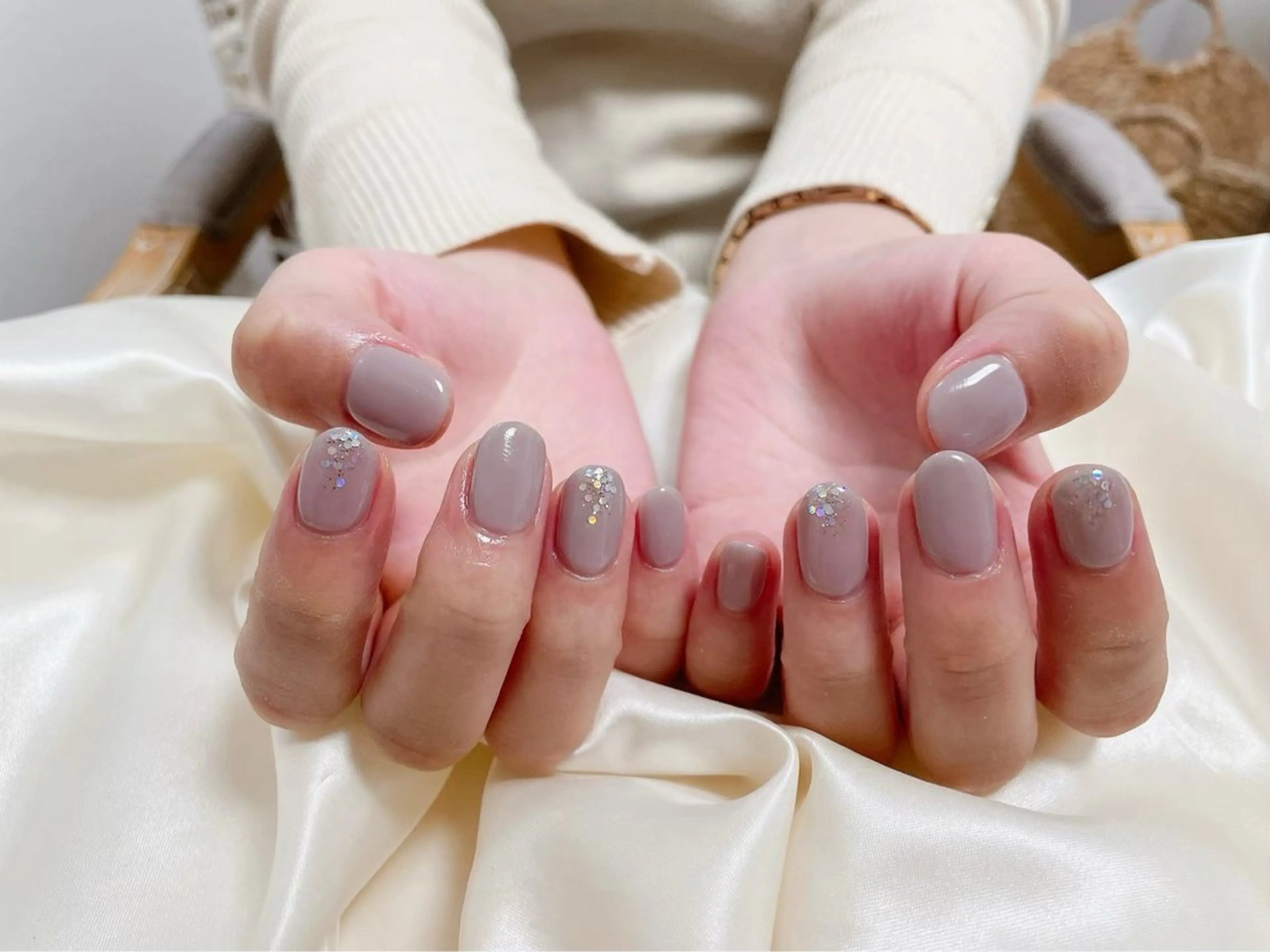 ネイル オーロラネイル フットネイル フレンチネイル ジェルネイル ハート ハンドネイル kikinail 溝の口のネイルデザイン