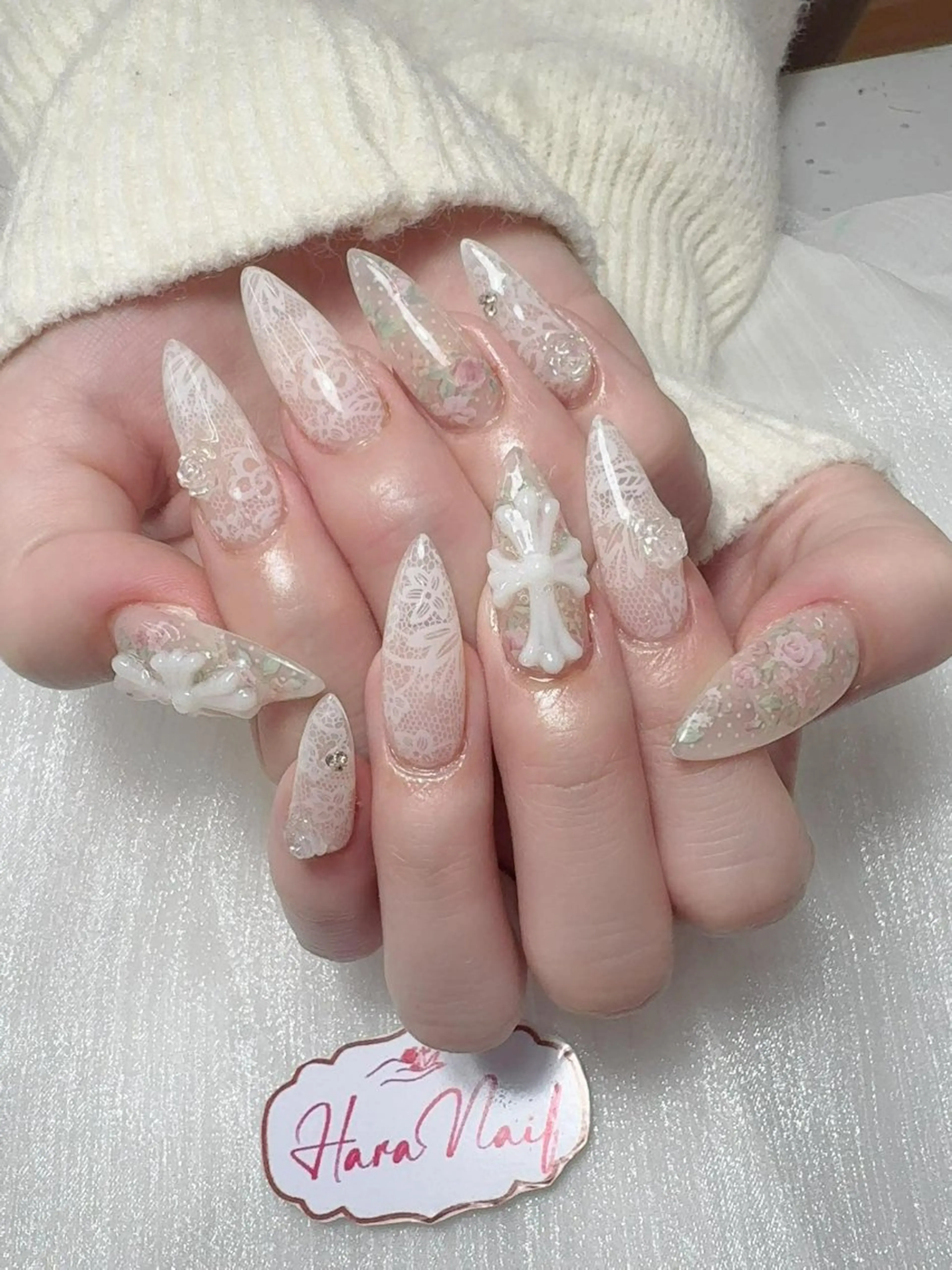 ネイル フレンチネイル グラデーション 韓国ネイル マグネットネイル ミラーネイル ハンドネイル Squen Nail 【持ち込みOK】のネイルデザイン