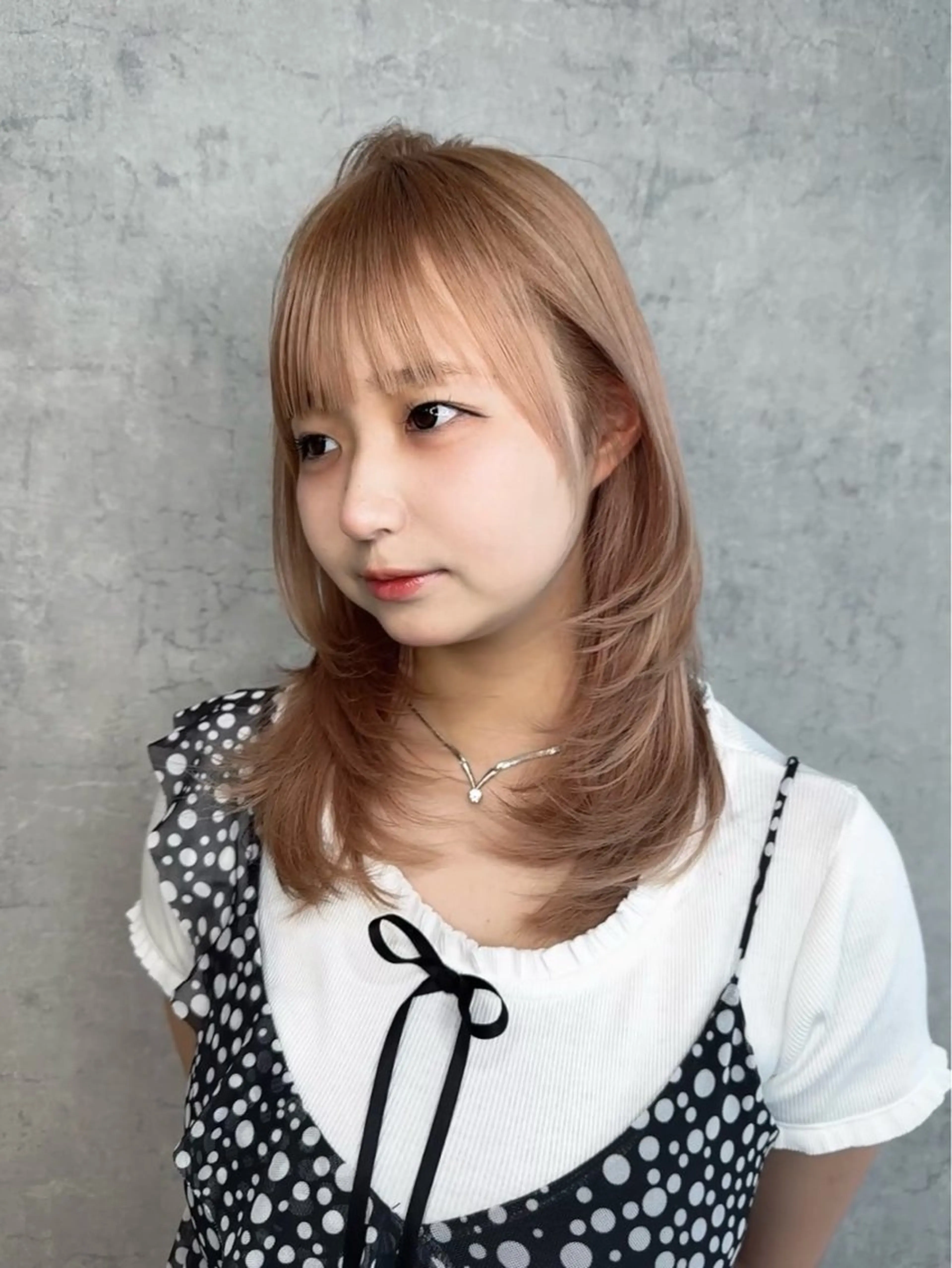 ミディアム トレンド韓国ヘア 🇰🇷のんのヘアスタイル