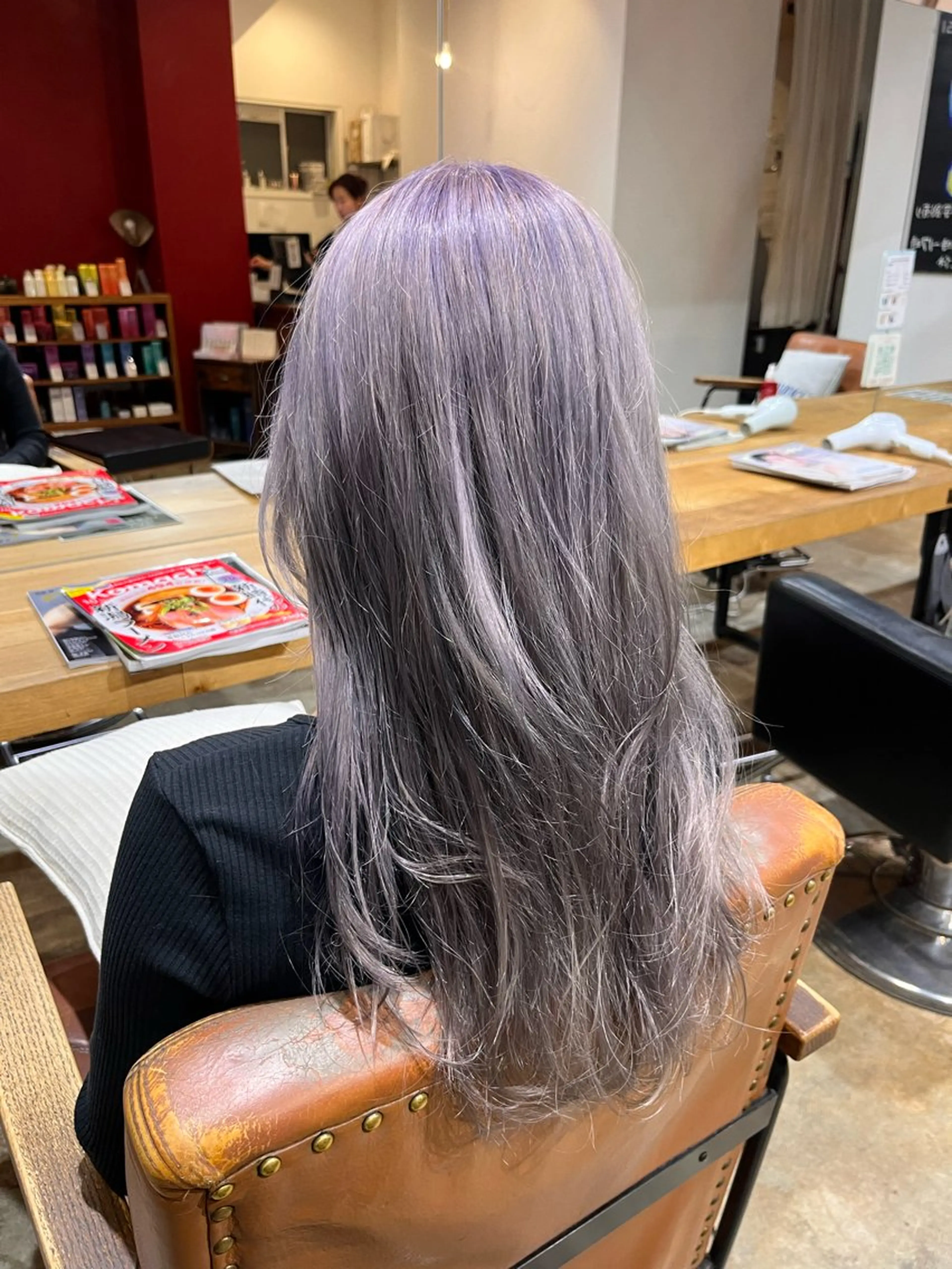 カラー ブリーチ 透明感カラー 美容室はなこ/万代 /みなみのヘアスタイル