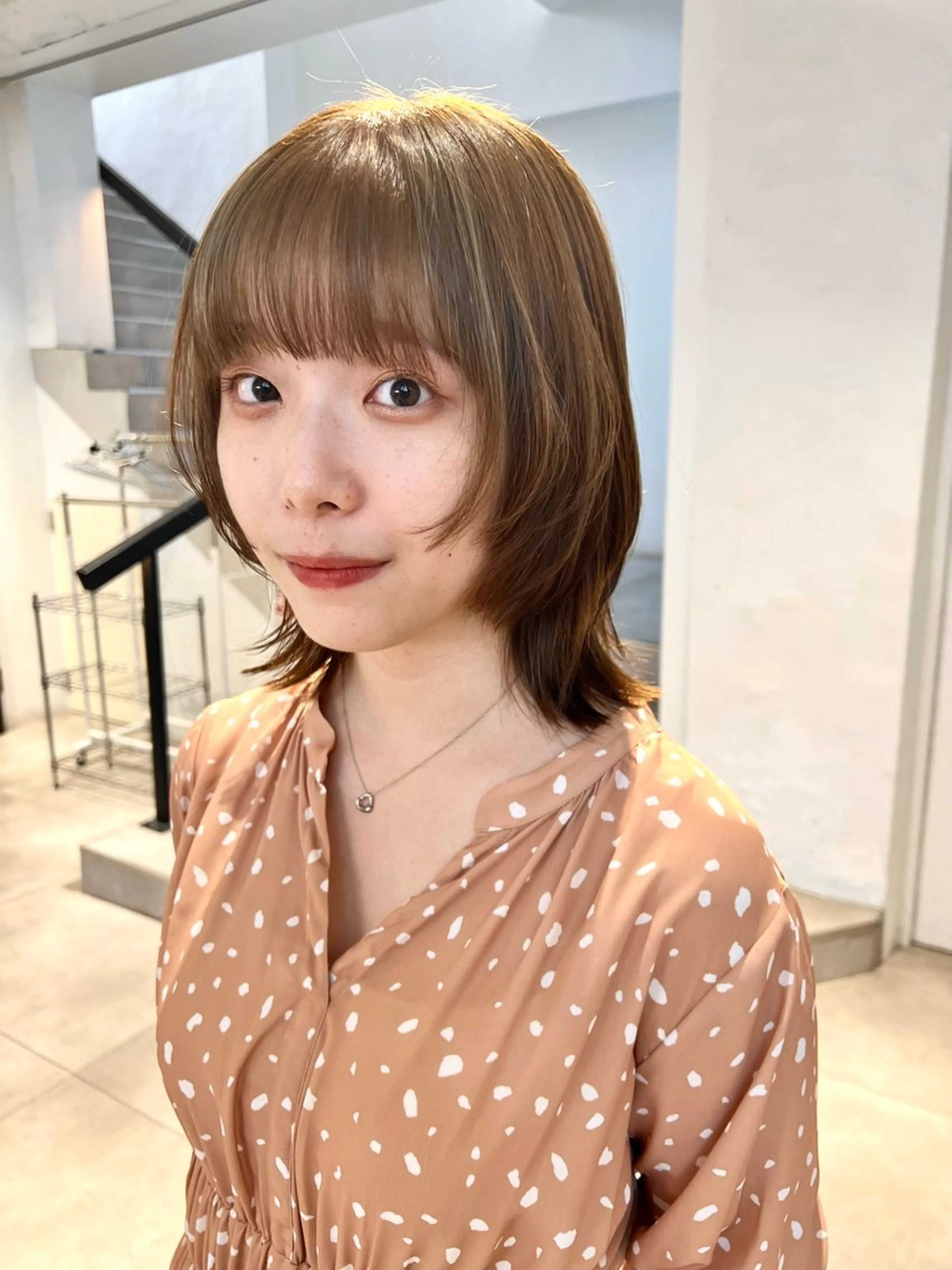 ブリーチなしダブルカラー(2回カラーします)の写真