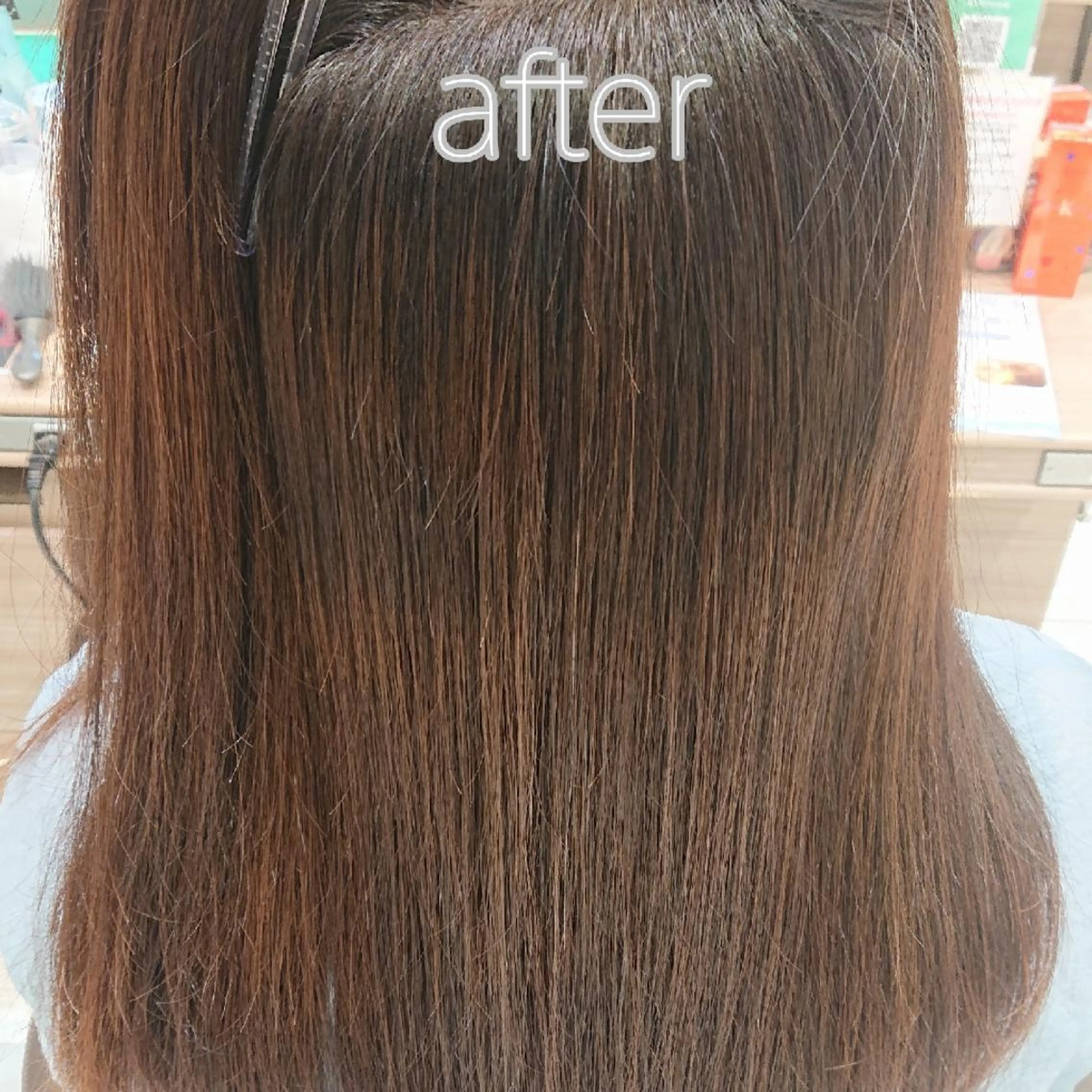 ロング 縮毛矯正 宮本 秀人のヘアスタイル