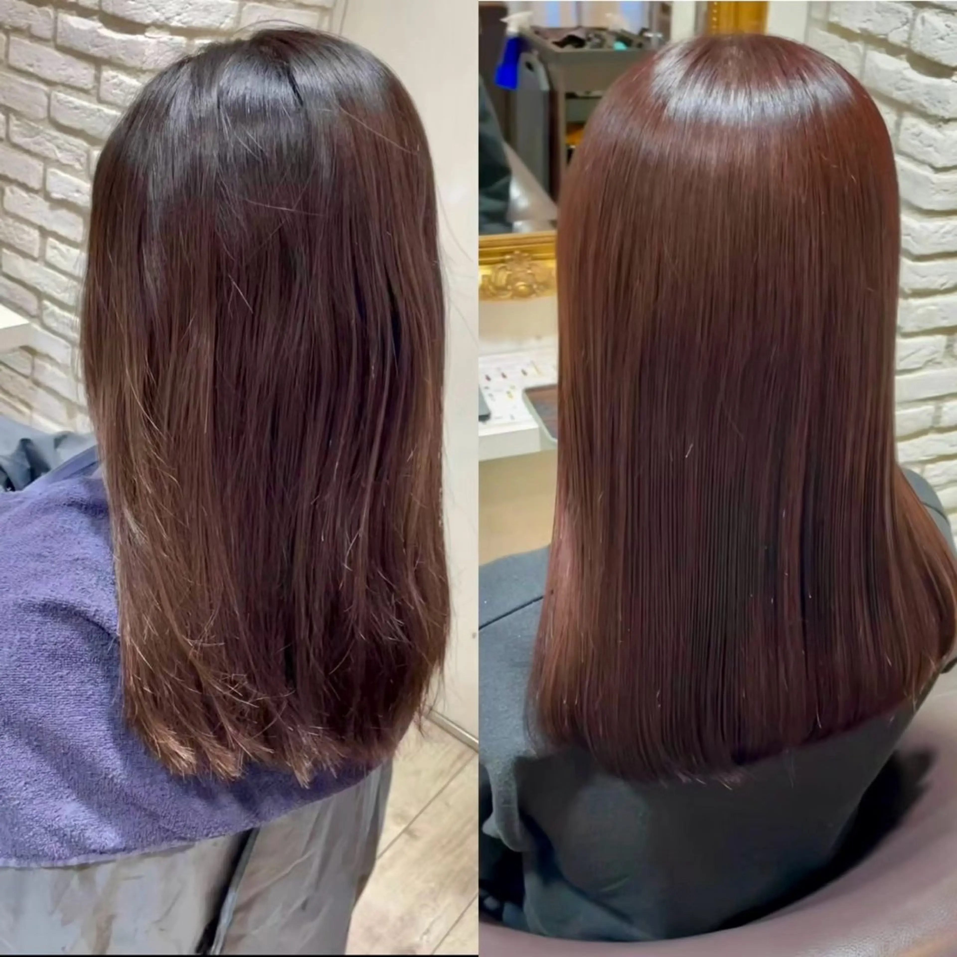 ロング カラー トリートメント ヘッドスパ 髪質改善/艶カラー ✝️SAKURAのヘアスタイル