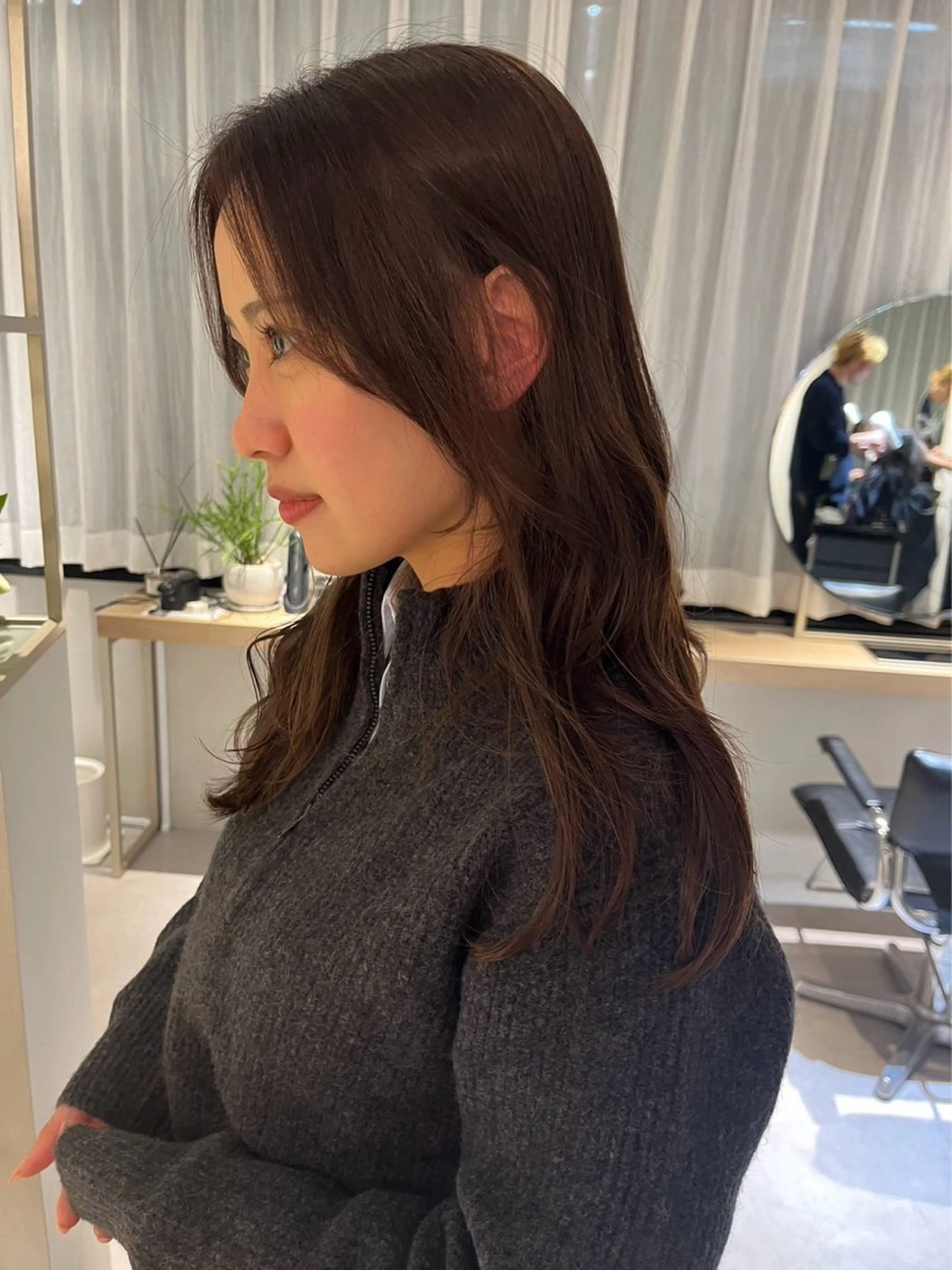 ロング カット ヘアカラー 透明感カラー/似合わ せカット/大島実加永のヘアスタイル