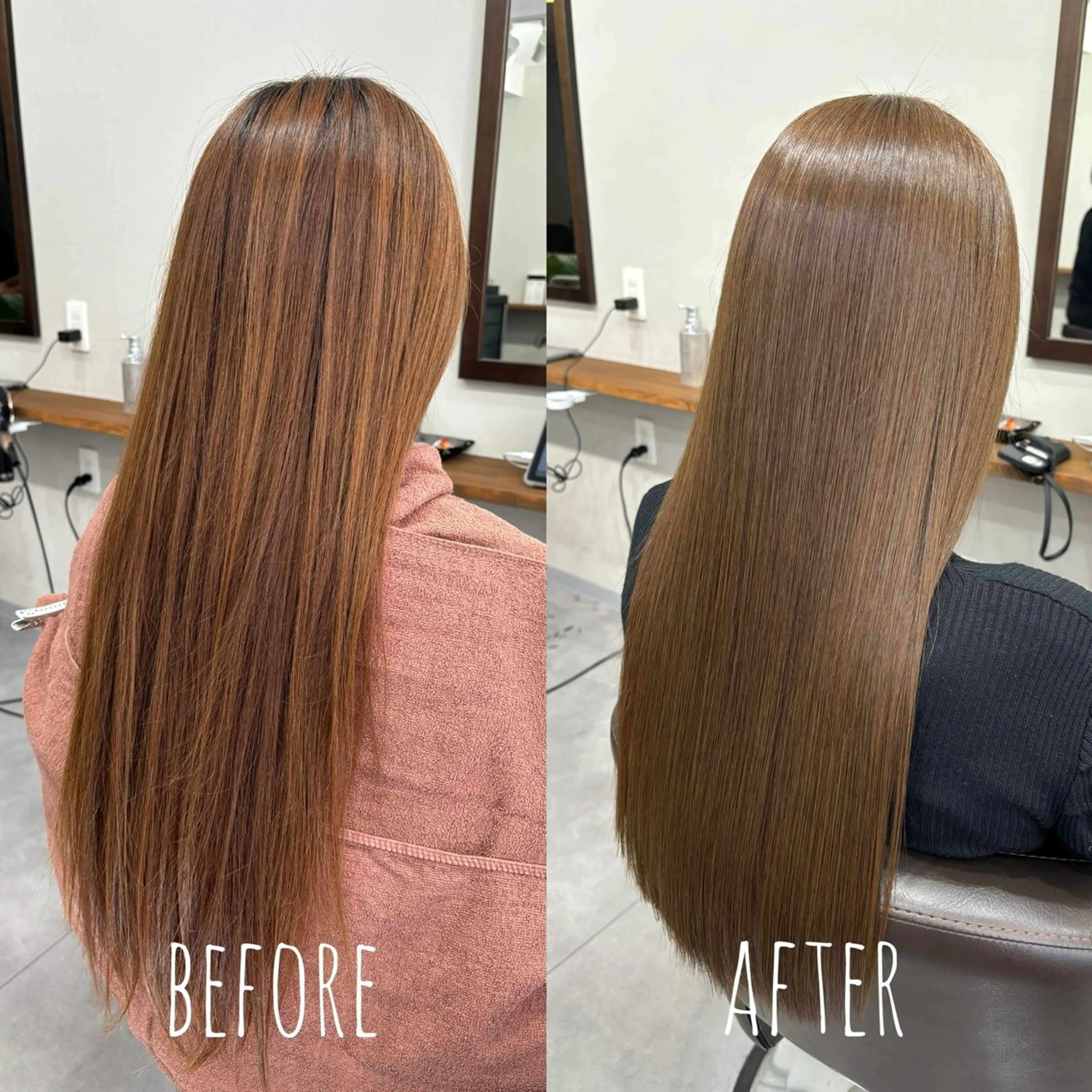 ロング カット ヘアカラー トリートメント 縮毛矯正、髪質改善／ 松田 龍之介のヘアスタイル