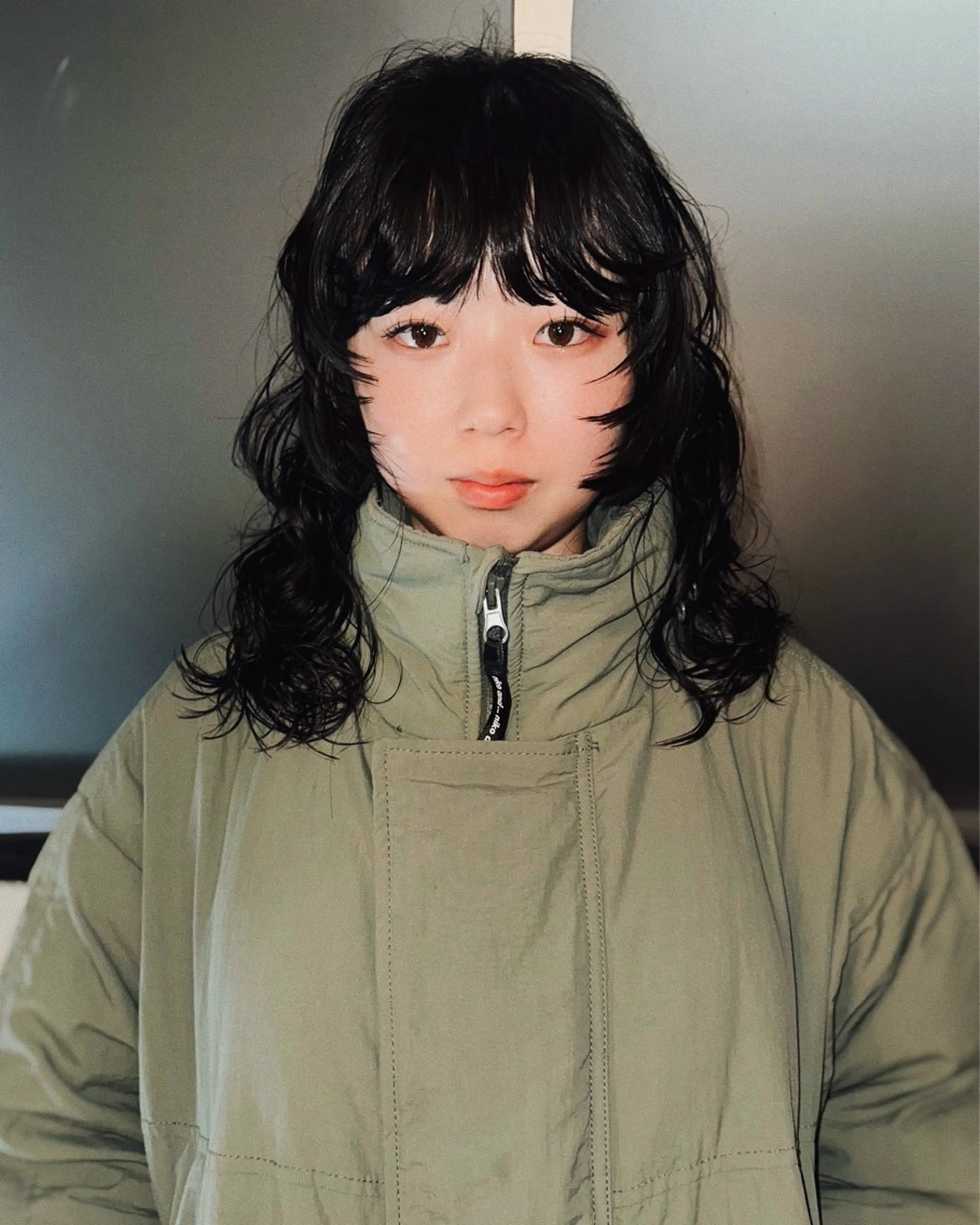 ミディアム パーマ カット パーマ レイヤー/パーマ /ウルフ/nabeのヘアスタイル