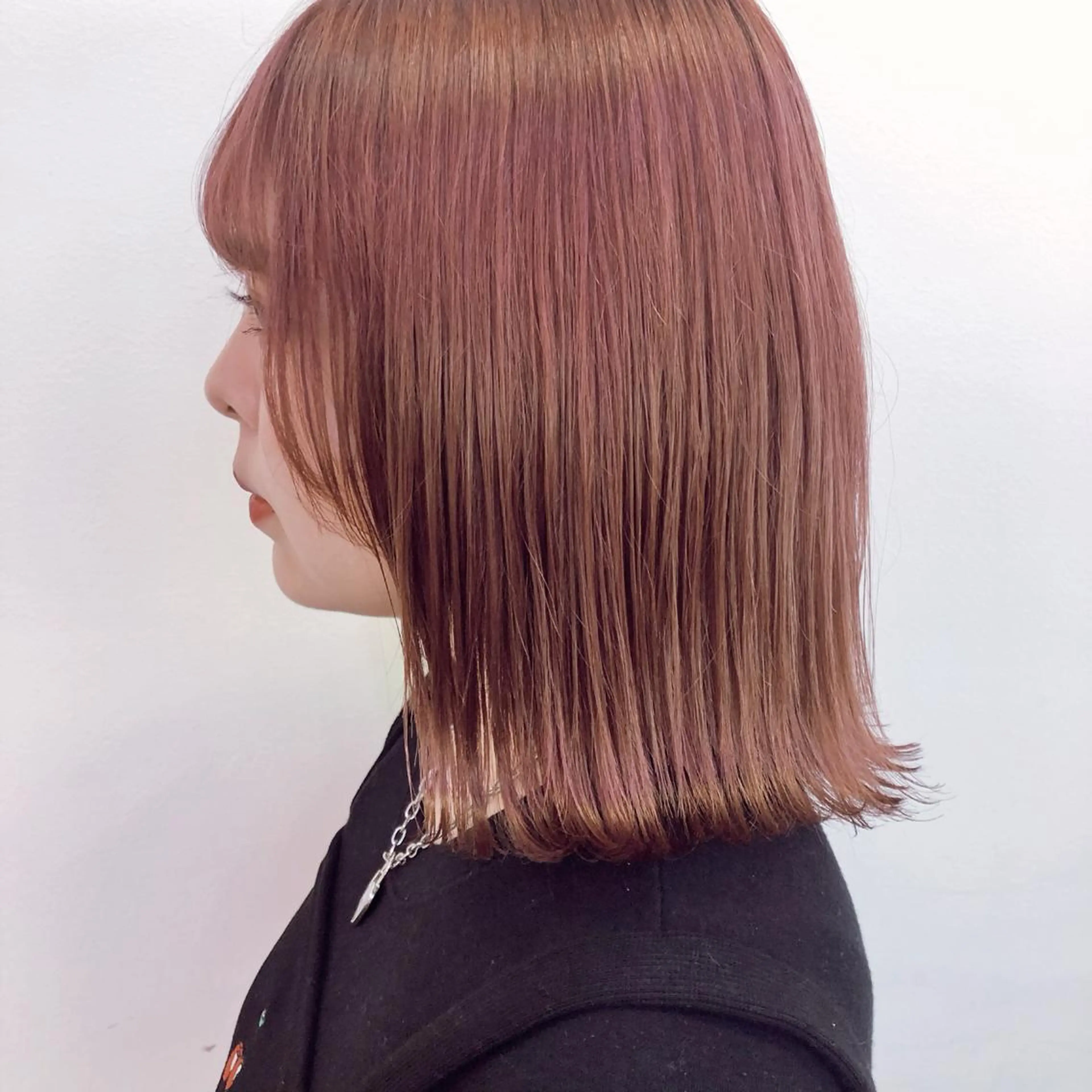 ショート カラー パーマ ヘアアレンジ メンズ キッズ ネイル マツエク・マツパ ベージュカラー ピンクカラー ピンクベージュ カラーマツエク ピンク 天神レイヤーカット No.1💖マユカのヘアスタイル